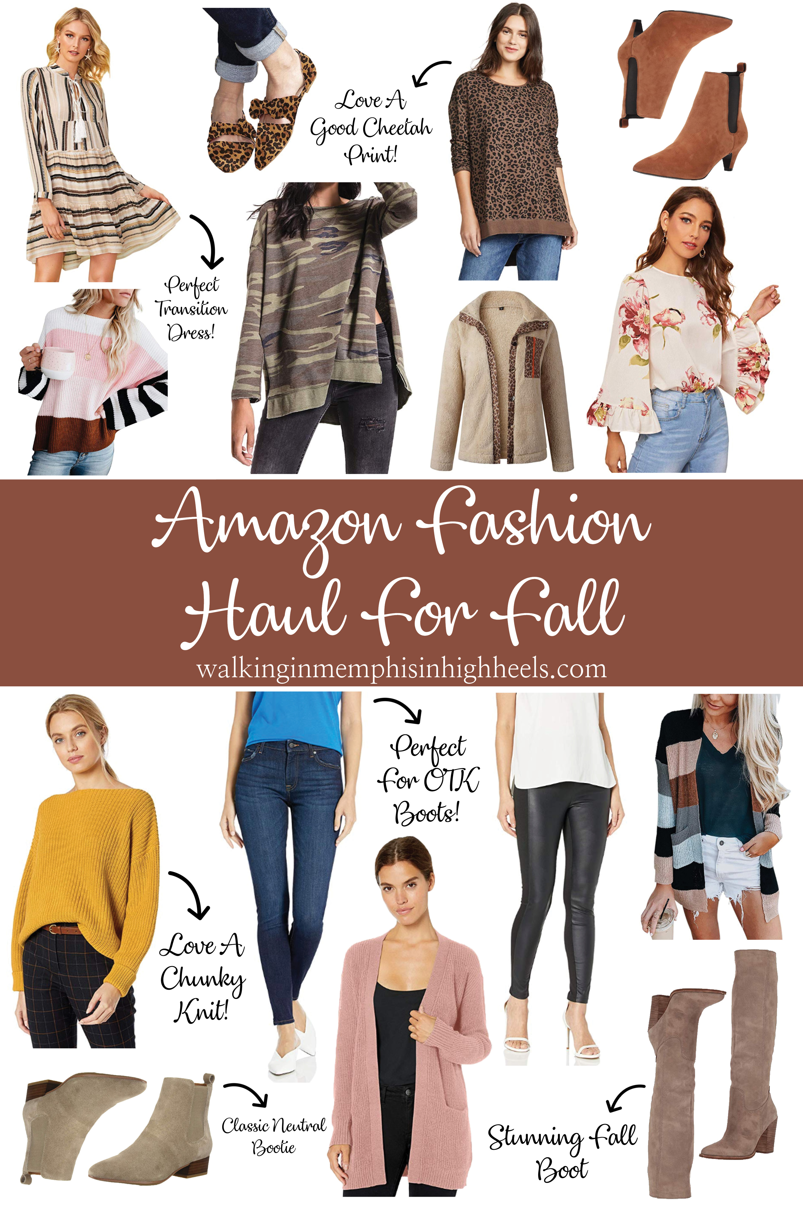 Amazon Fall Fashion Essentials featured by top US fashion blog, Walking in Memphis in High Heels