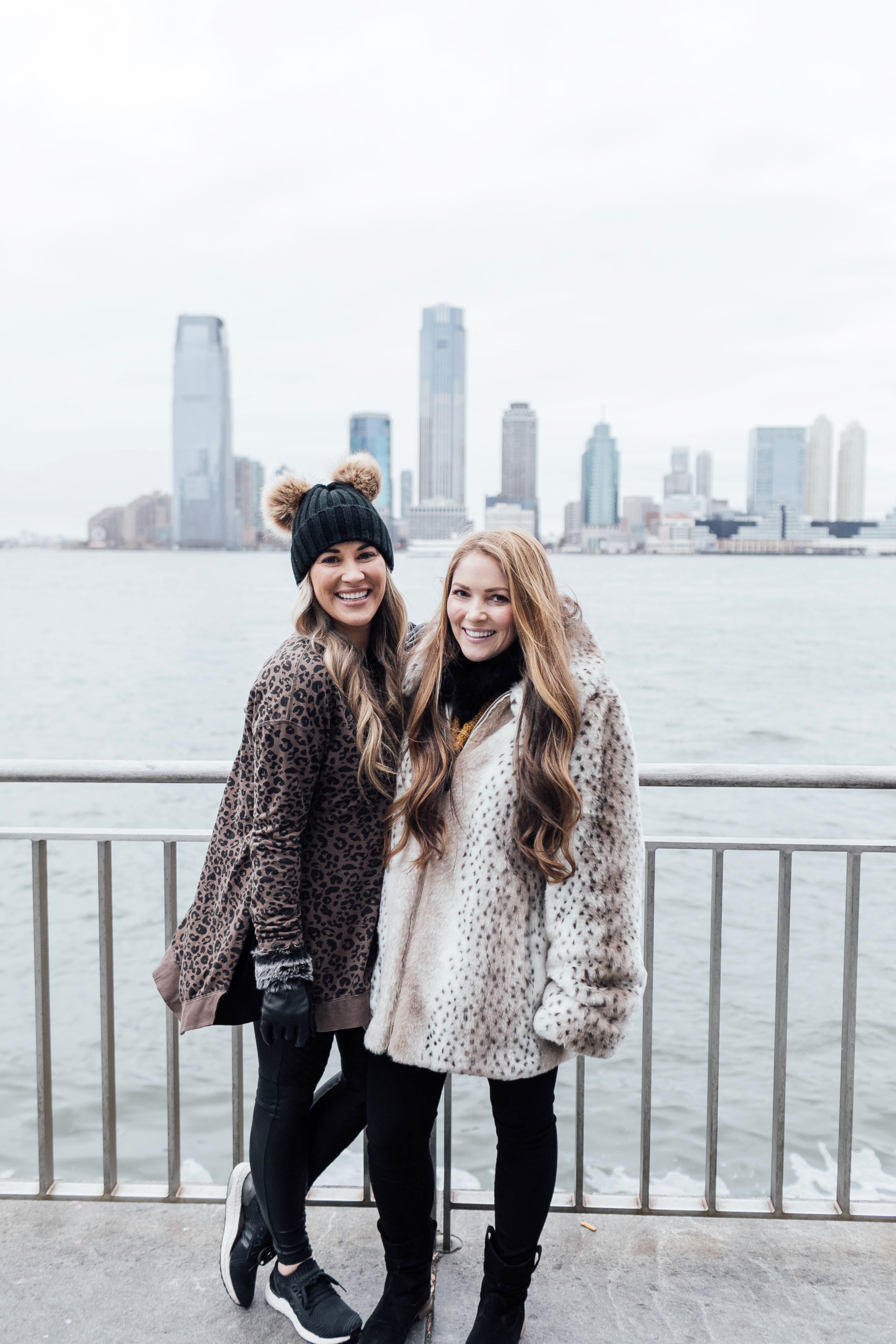 Animal Print Trend styled by top US fashion blog, Walking in Memphis in High Heels: image of a woman wearing a ZSupply leopard print sweatshirt.