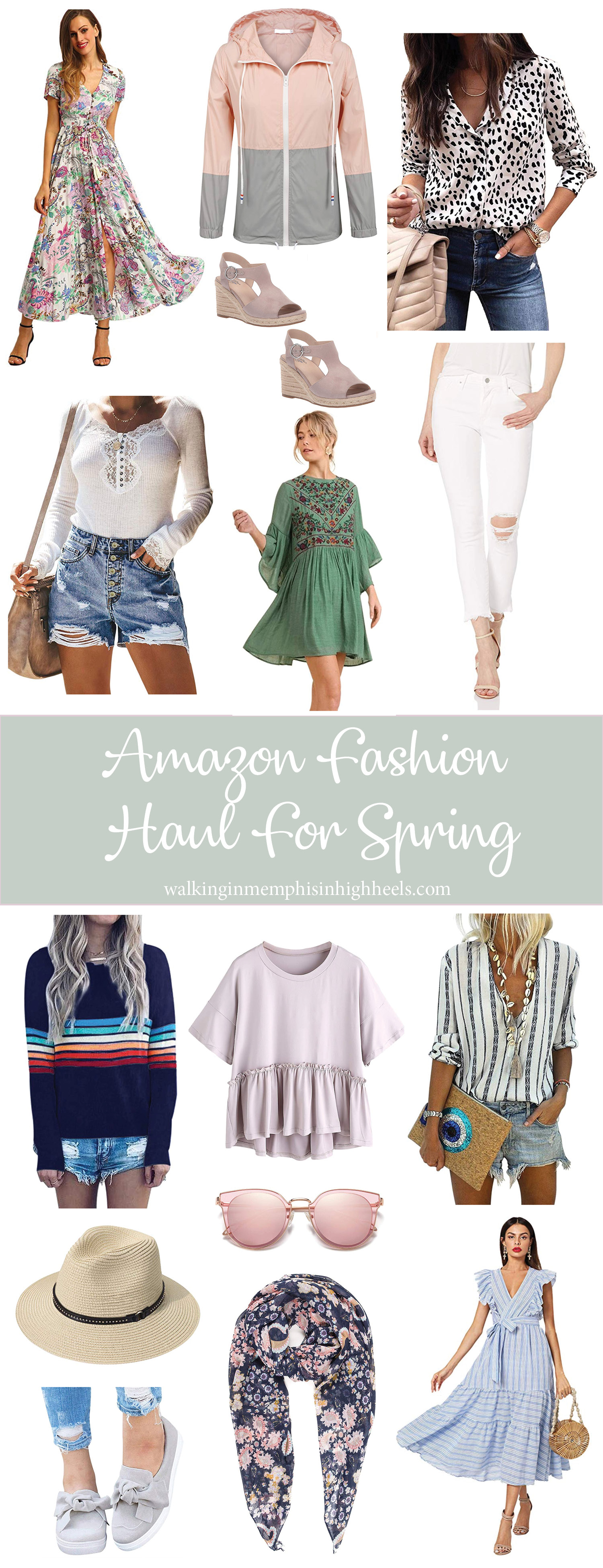 Amazon Fashion Haul: Spring Favorites featured by top Memphis fashion blog, Walking in Memphis in High Heels.