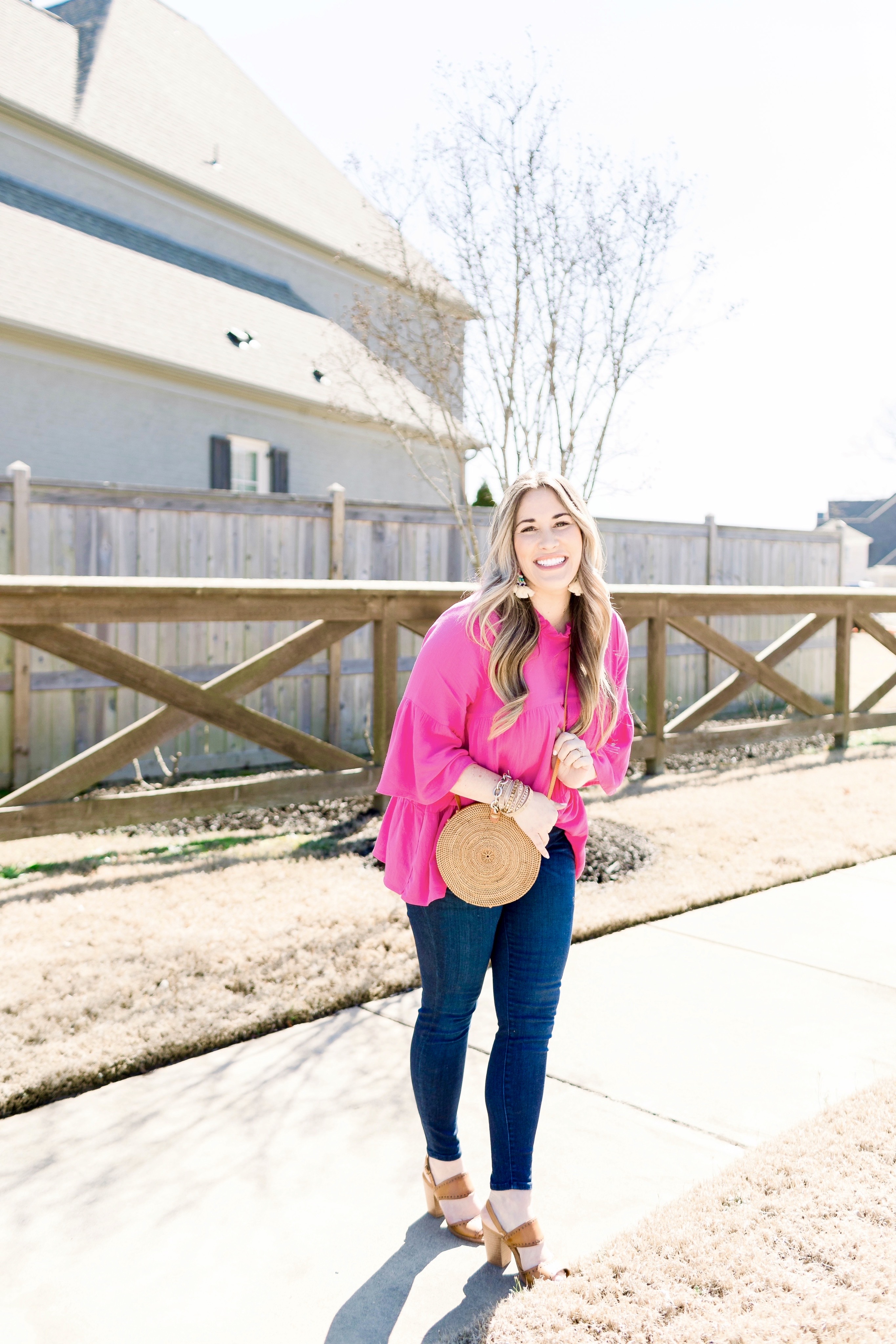 Casual St Patrick's Day Outfit + TFF Linkup - Doused in Pink