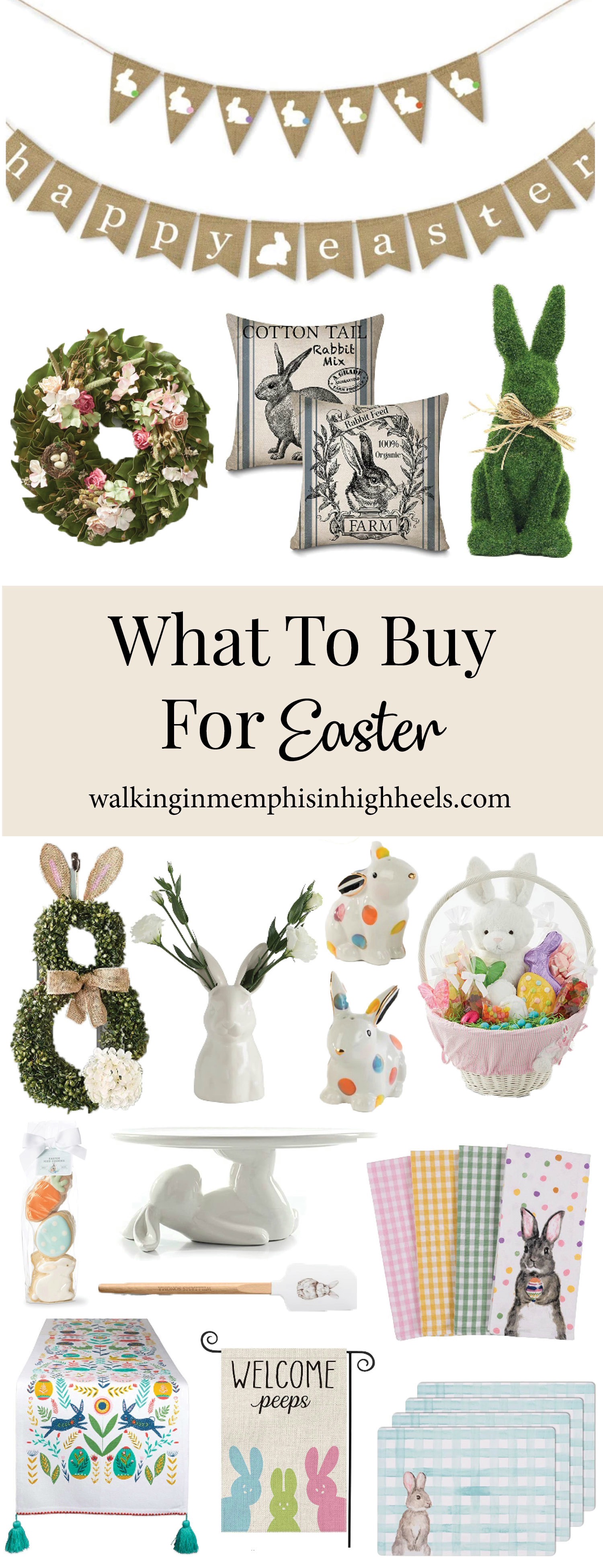 Easter Home Decor: How to Decorate Your Home for Easter, favorites featured by top Memphis lifestyle blog, Walking in Memphis in High Heels.