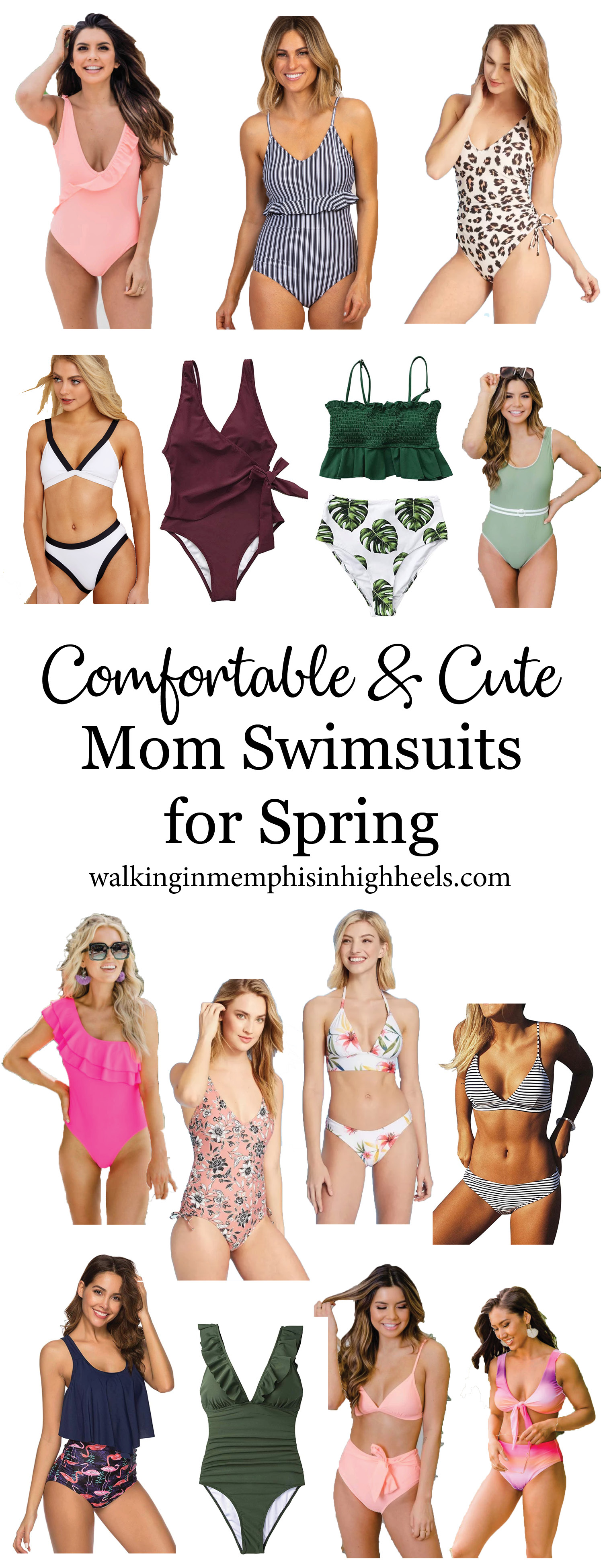 Cute on sale mom swimsuits