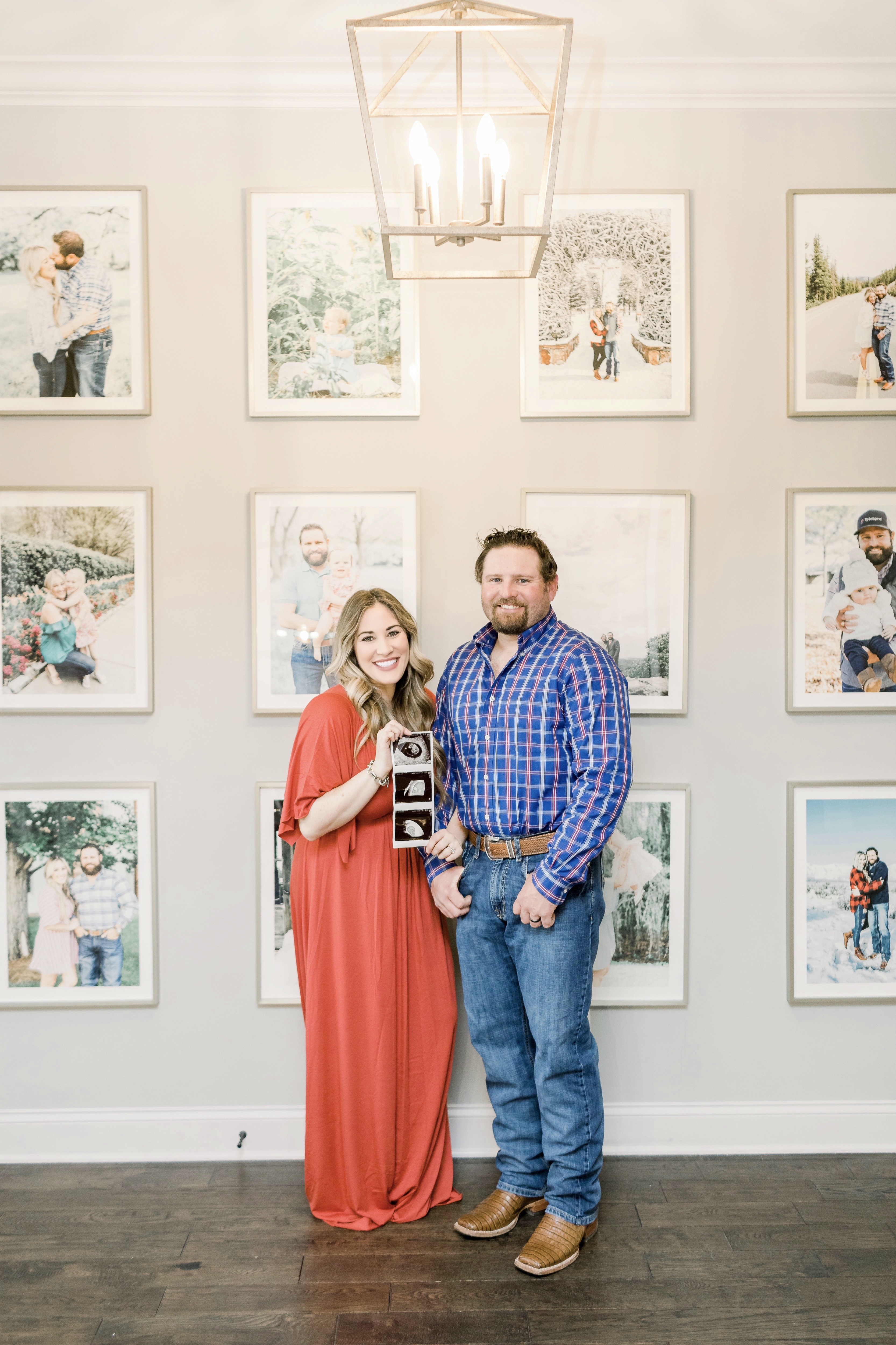 Pregnancy announcement featured by top Memphis life and style blog, Walking in Memphis in High Heels.