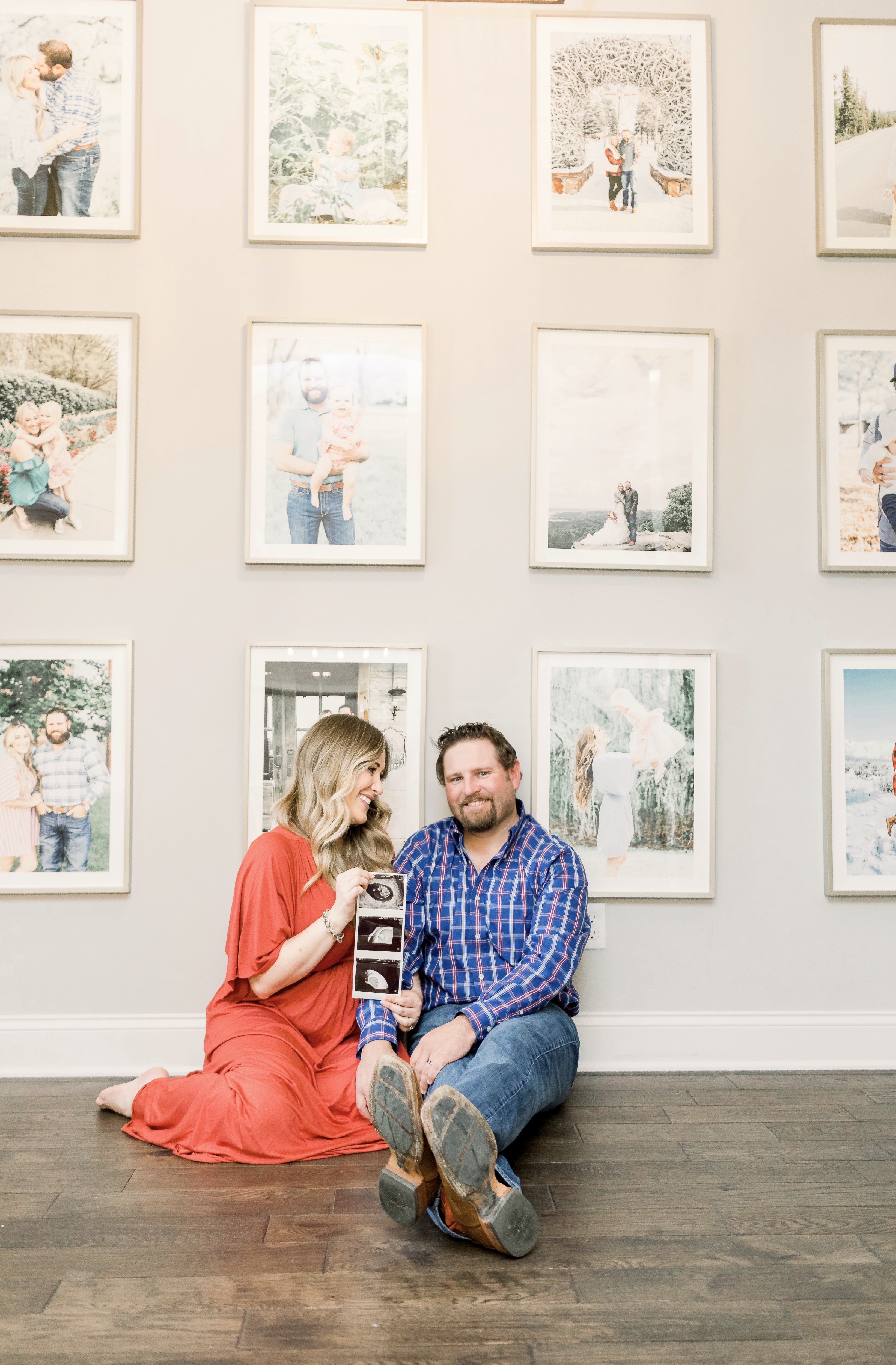 Pregnancy announcement featured by top Memphis life and style blog, Walking in Memphis in High Heels.