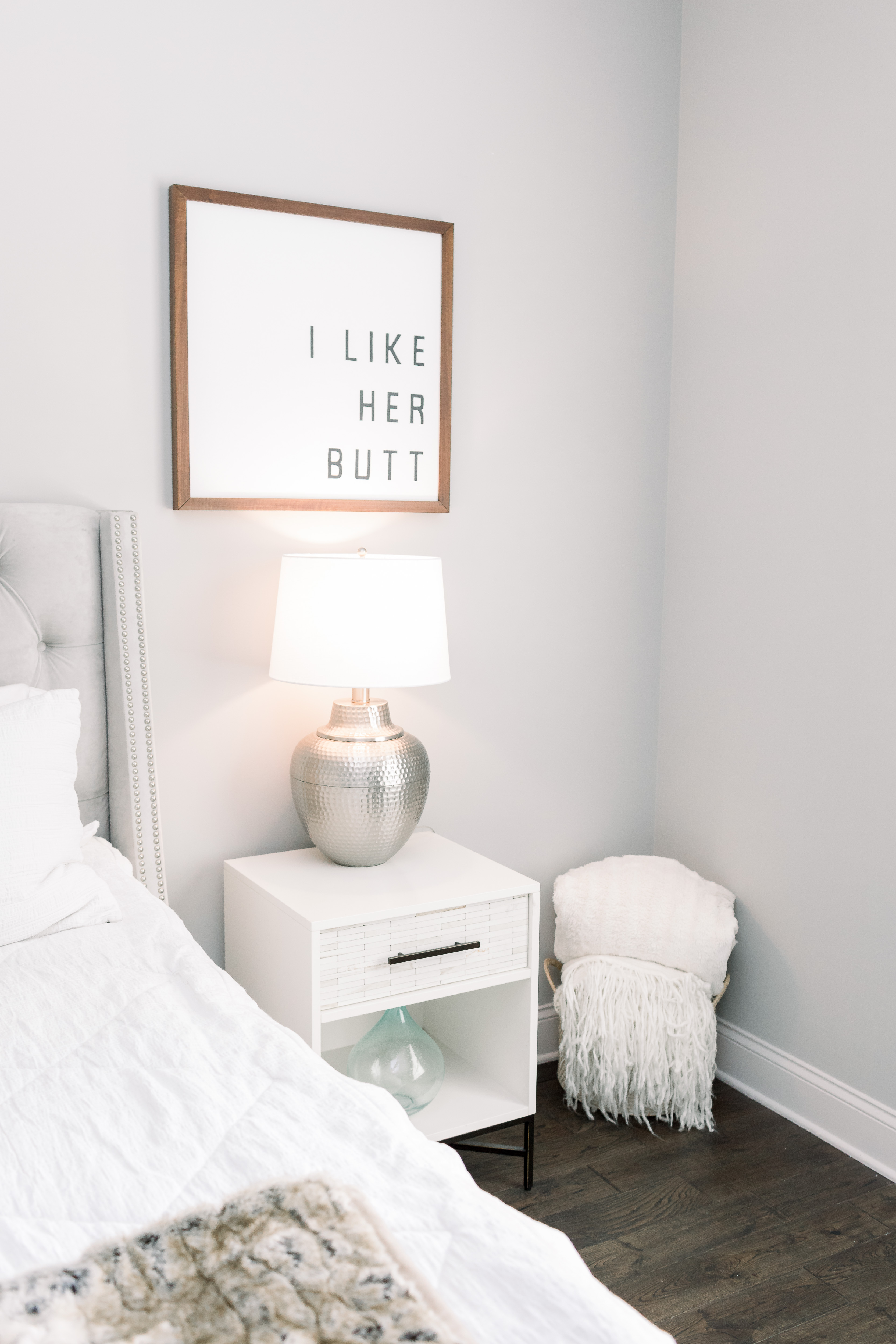 Our Relaxing Master Bedroom & Spa Inspired Bathroom featured by top Memphis lifestyle blog, Walking in Memphis in High Heels.