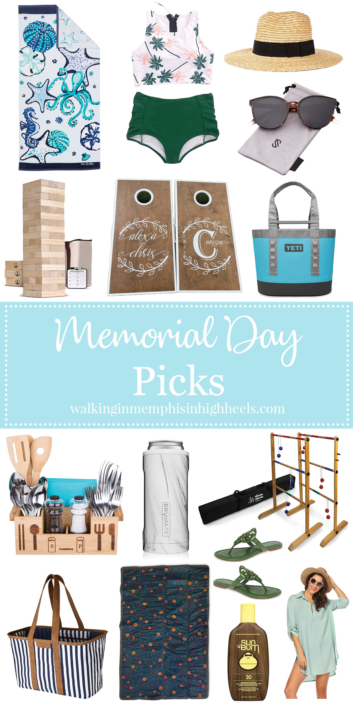 Memorial Day Weekend Style: 15 Essentials to Spend the Weekend Outdoors featured by top Memphis life and style blog, Walking in Memphis in High Heels.