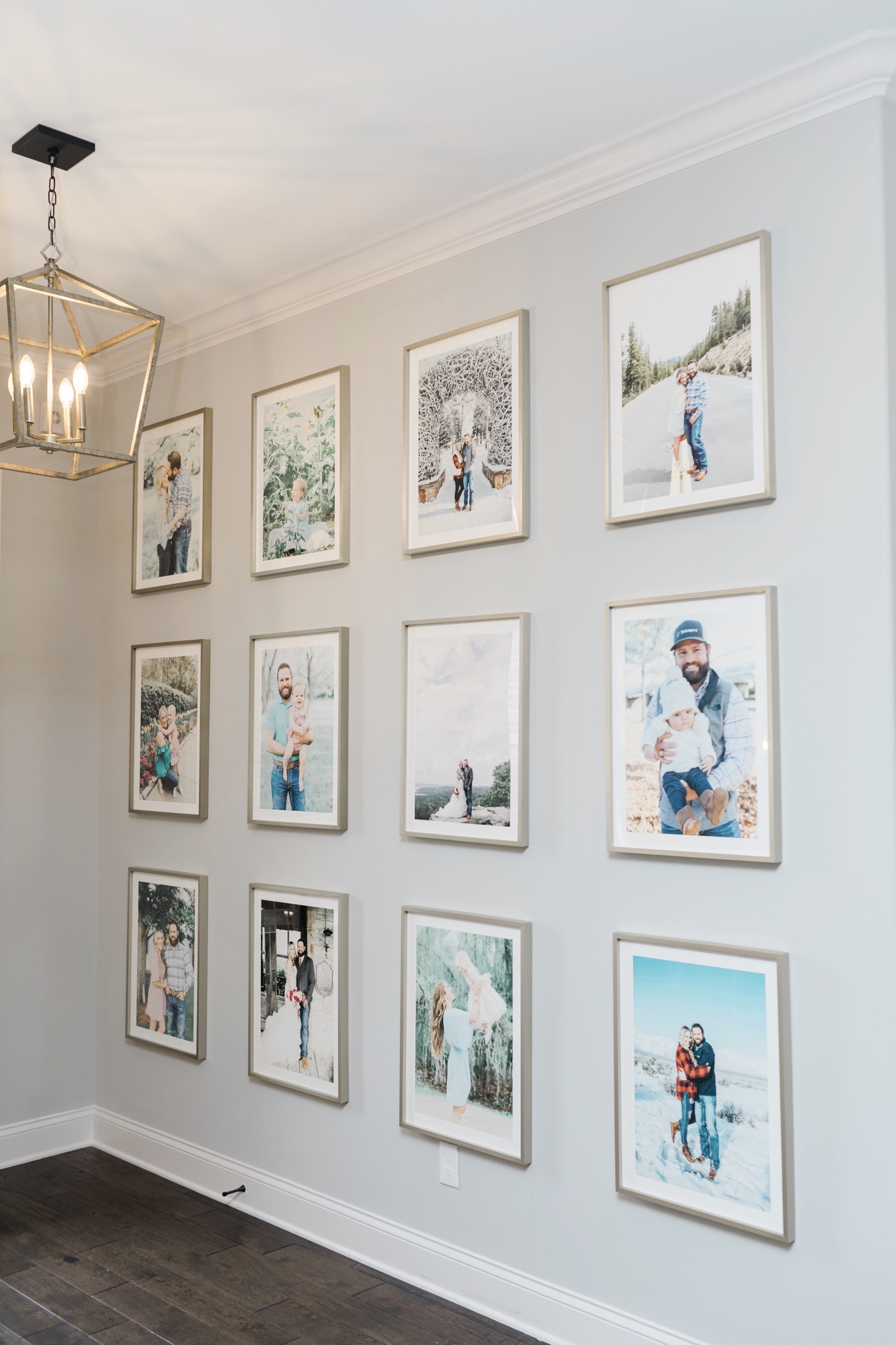 Humble clip-frame makes way for the chic 'gallery wall