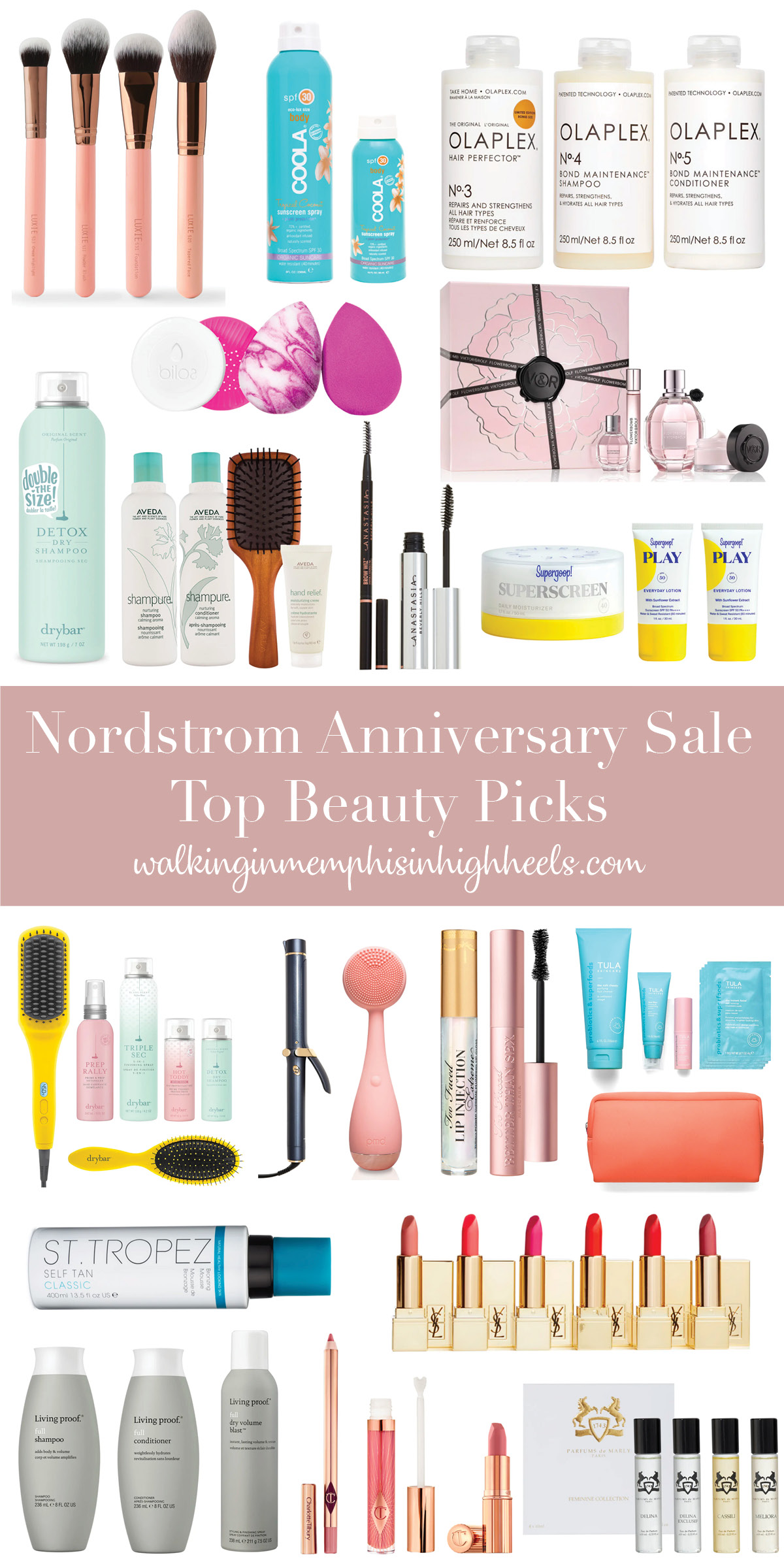 Nordstrom Anniversary Sale: Top Beauty + Skincare Picks featured by top Memphis beauty blogger, Walking in Memphis in High Heels.