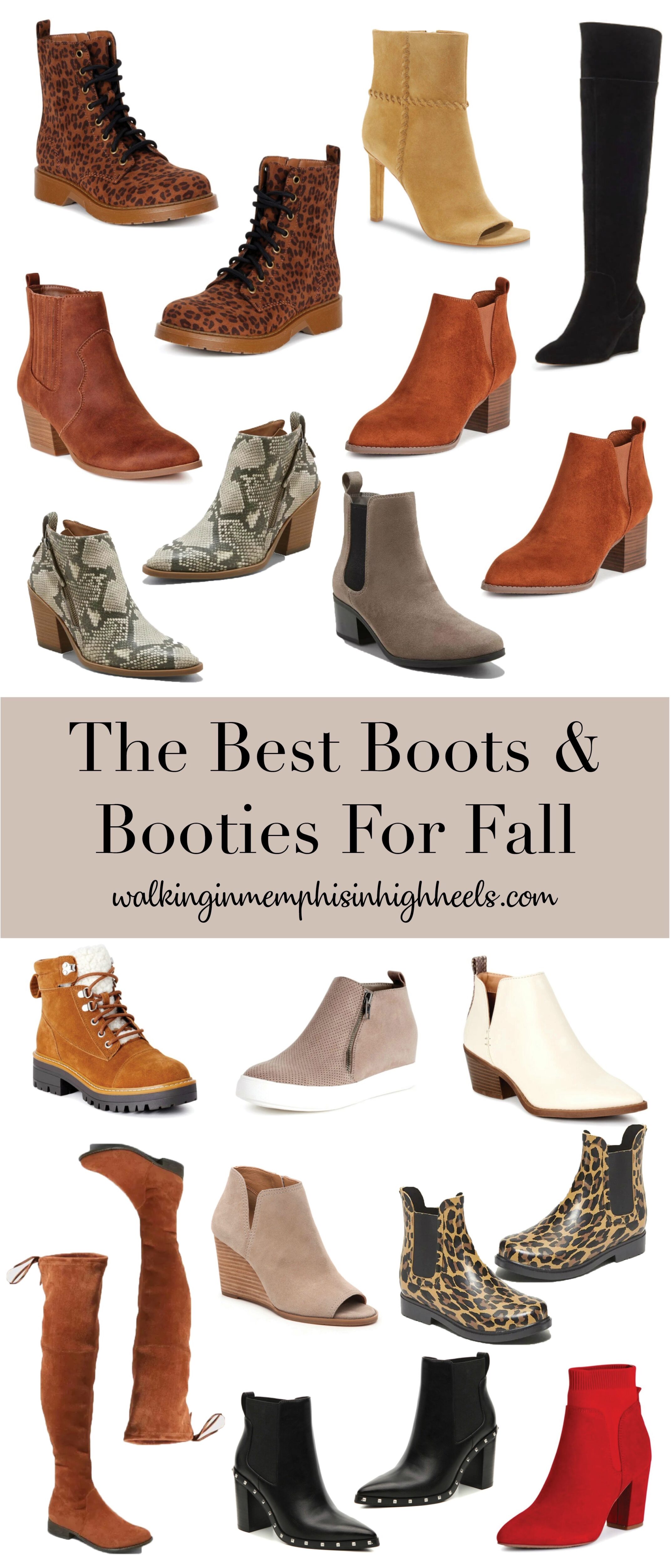 The Best Fall Boots & Booties for Women featured by top Memphis fashion blogger, Walking in Memphis in High Heels.