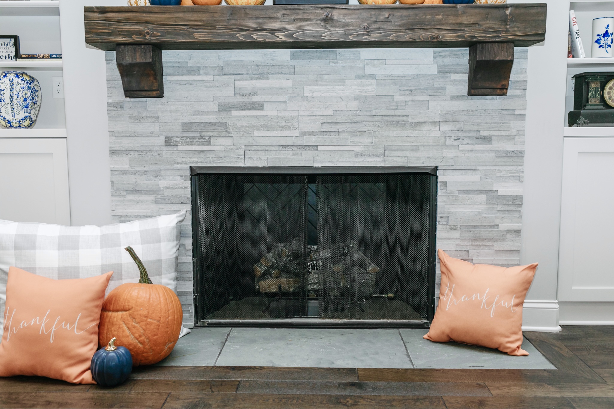 Fall Fireplace Decor - How to Decorate Your Mantle & Fireplace for Fall, tips featured by top Memphis lifestyle blogger, Walking in Memphis in High Heels.