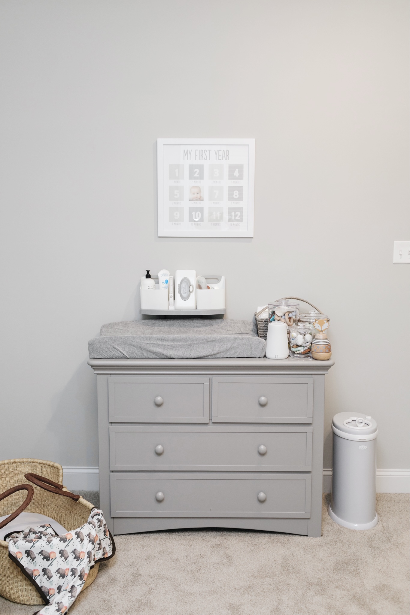 Modern Farmhouse Nursery ideas featured by top Memphis lifestyle blogger, Walking in Memphis in High Heels.