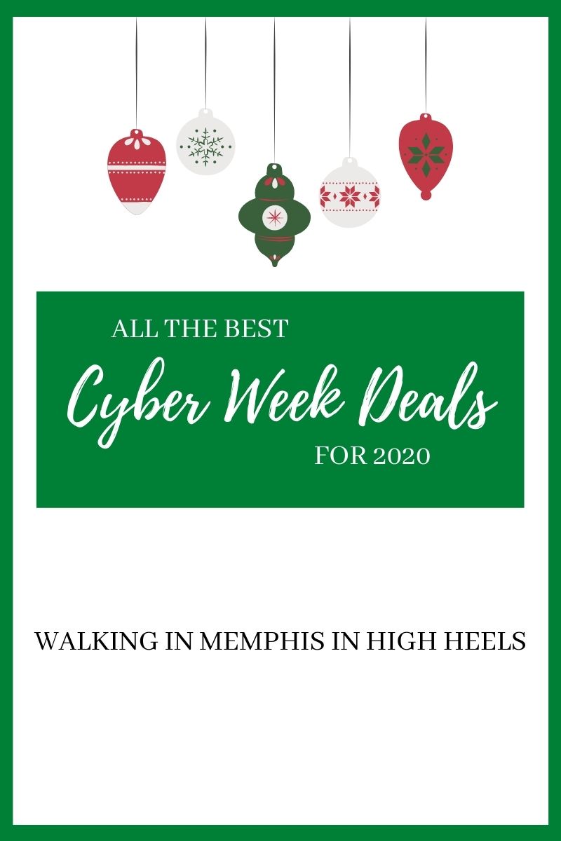 Best Cyber Monday Deals, a shopping guide featured by top Memphis life and style blogger, Walking in Memphis in High Heels.