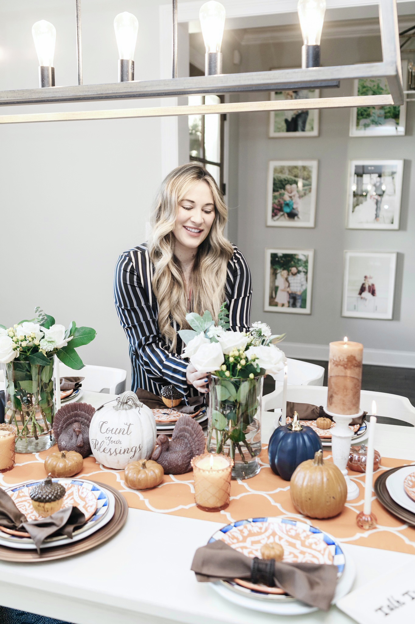 Thanksgiving Tablescape tips featured by top Memphis lifestyle blogger, Walking in Memphis in High Heels.