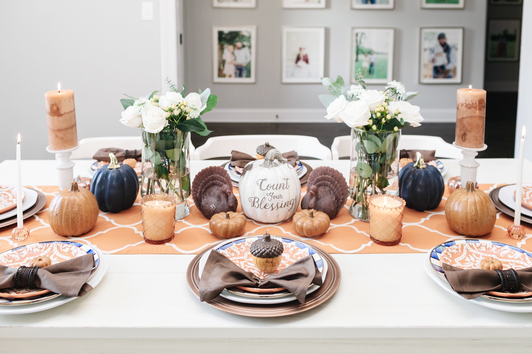 Thanksgiving Tablescape tips featured by top Memphis lifestyle blogger, Walking in Memphis in High Heels.