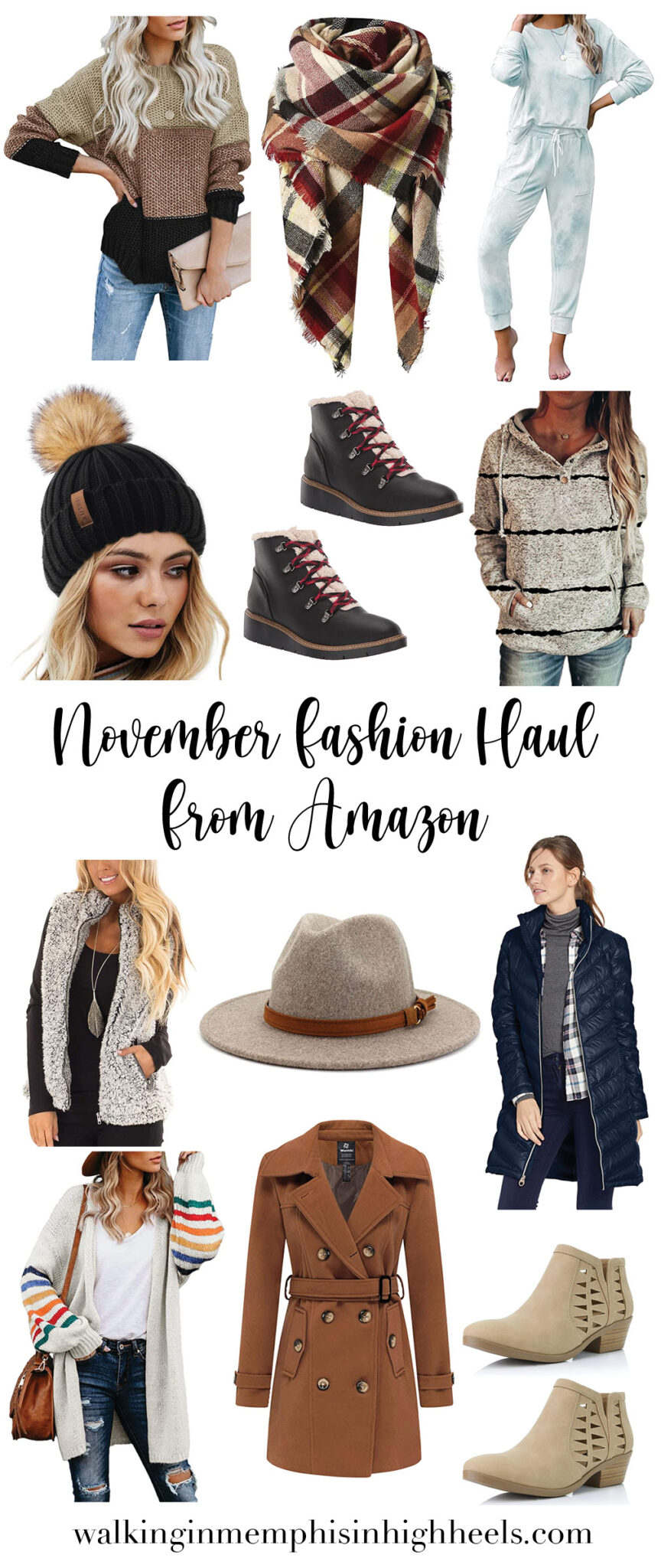 Amazon Fashion Haul for November featured by top Memphis fashion blogger, Walking in Memphis in High Heels.