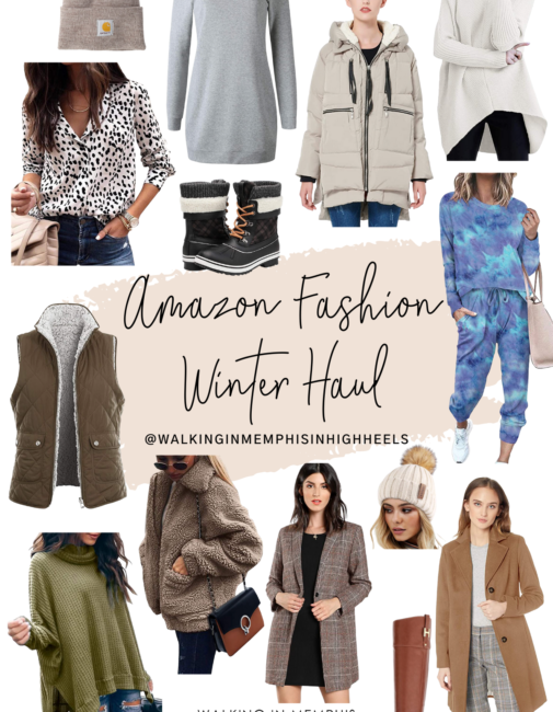 Amazon Fashion Winter Haul featured by top Memphis fashion blogger, Walking in Memphis in High Heels.