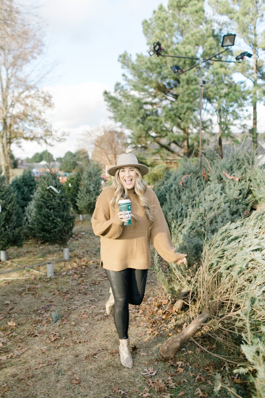 How to Wear a Sweater with Leggings - Walking in Memphis in High Heels