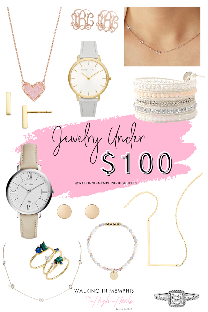 Top 10 Pieces of Jewelry Under $100 featured by top Memphis fashion blogger, Walking in Memphis in High Heels.