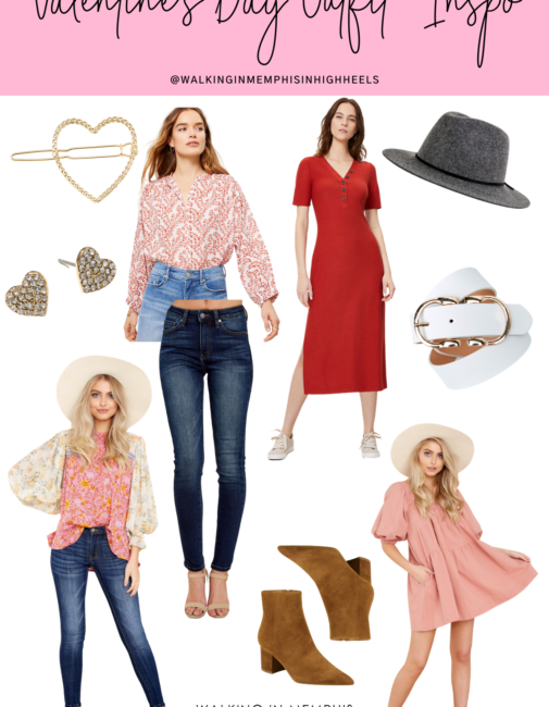 10 Cute Valentine's Day Outfits for Women featured by top Memphis fashion blogger, Walking in Memphis in High Heels