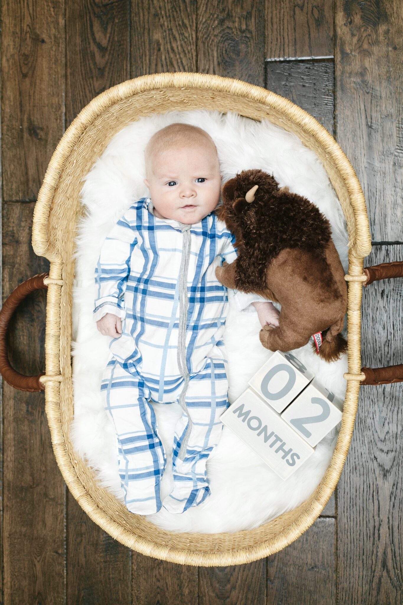 Two month sale baby photos