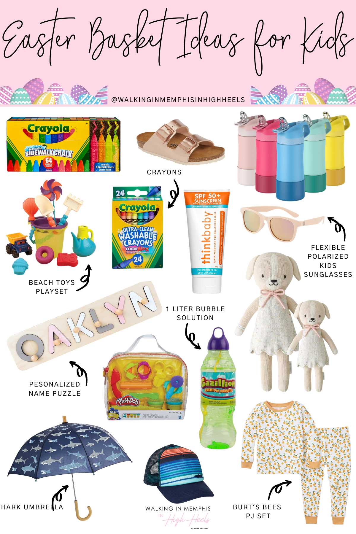 Easy Easter Basket Ideas for Kids featured by top Memphis mommy blogger, Walking in Memphis in High Heels.