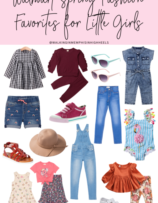 Walmart Spring Fashion Favorites for Little Girls featured by top Memphis fashion blogger, Walking in Memphis in High Heels.