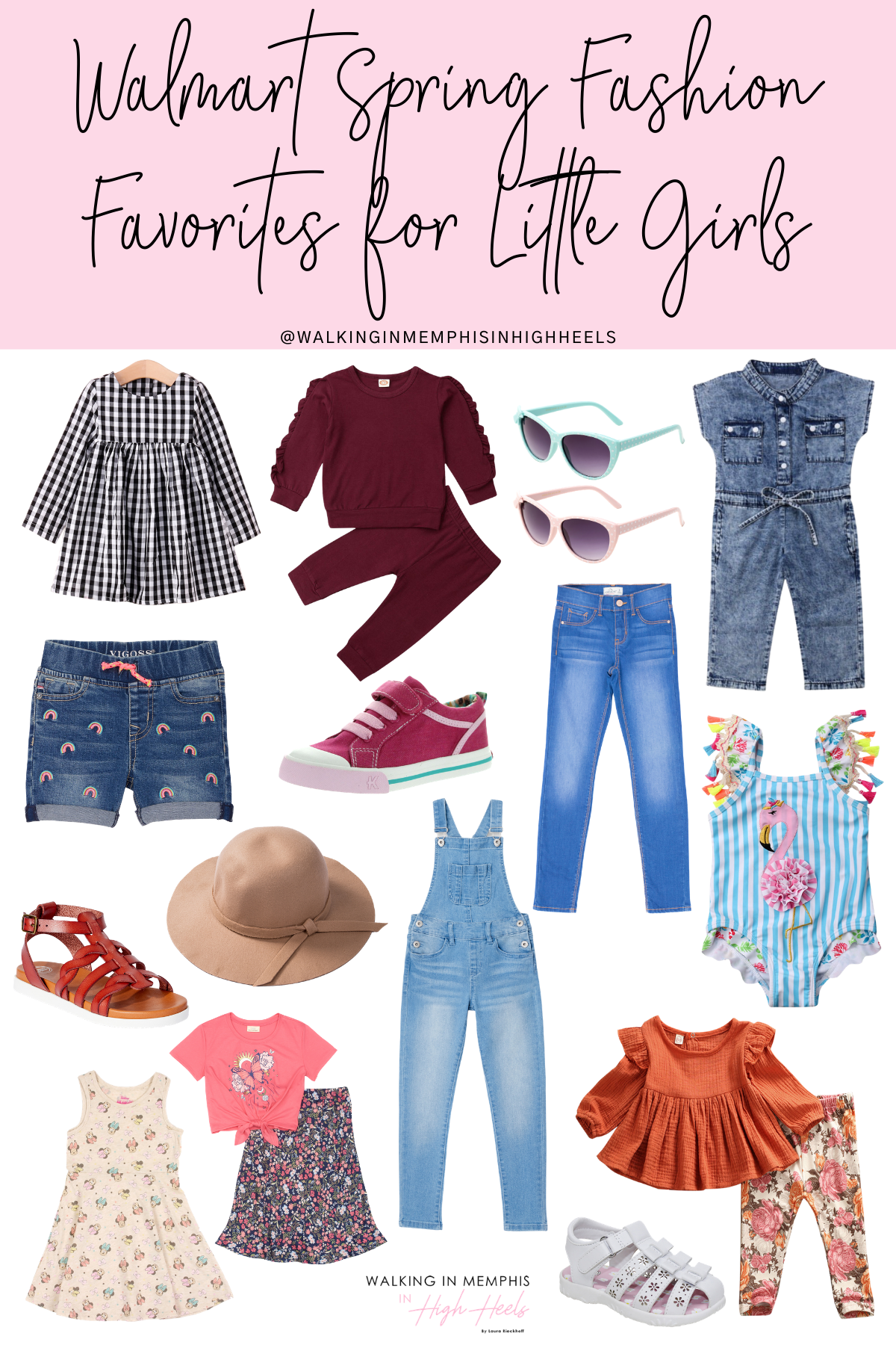 Walmart Spring Fashion for Little Girls - Walking in Memphis in