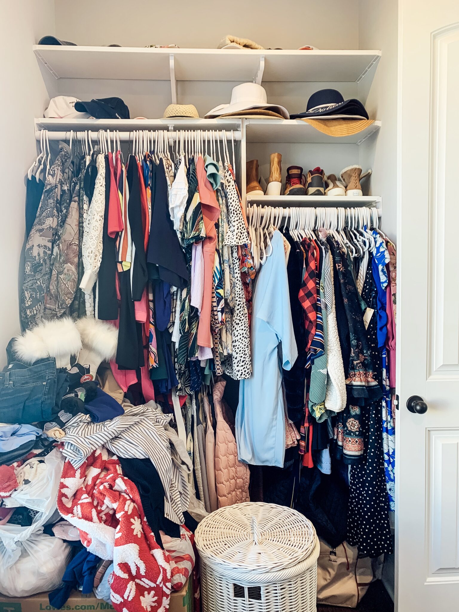 3 Essential Master Closet Organization Tips featured by top Memphis lifestyle blogger, Walking in Memphis in High Heels.