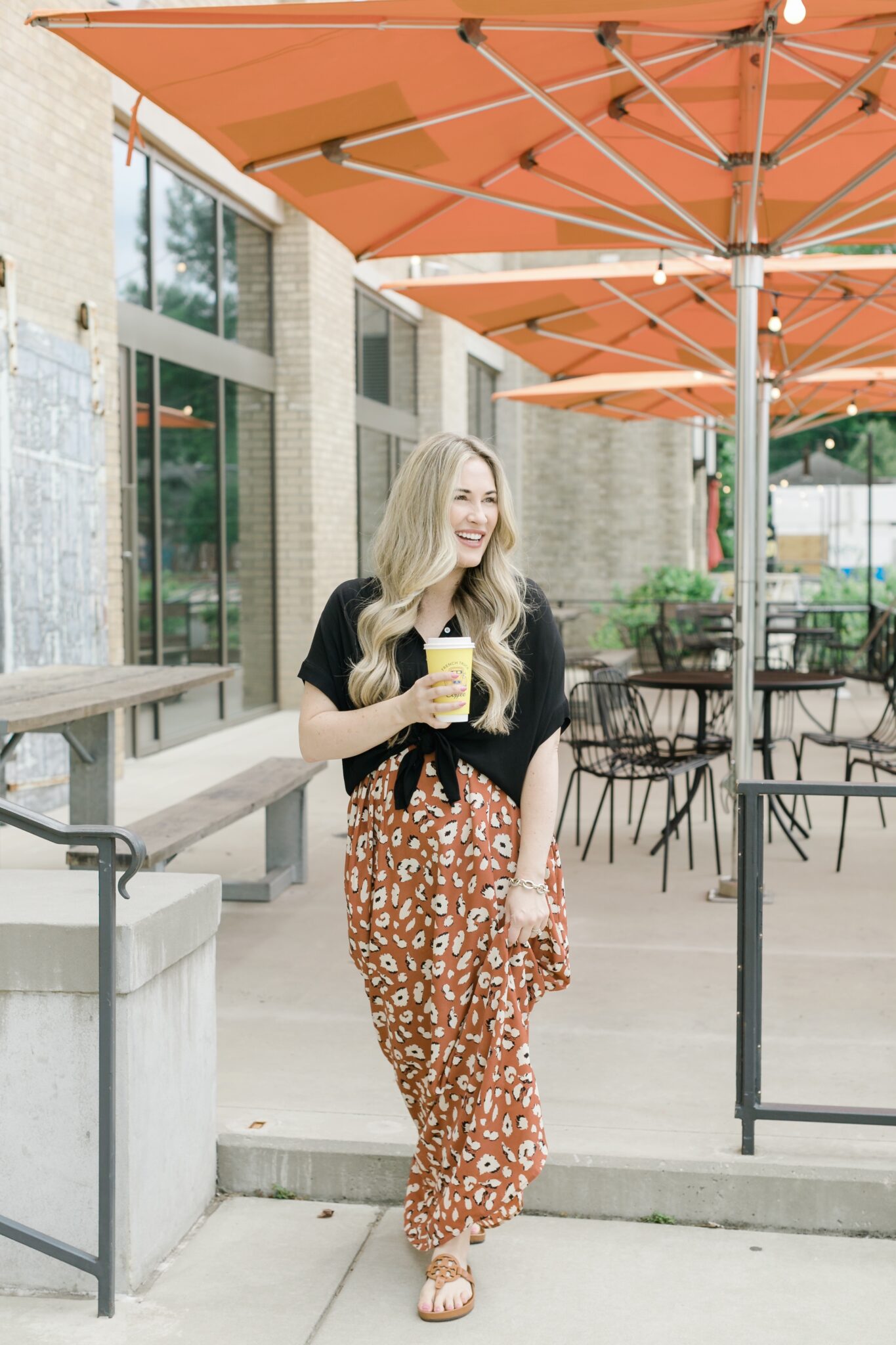 Pinkblush Animal print maxi dress styled for summer by top Memphis fashion blogger, Walking in Memphis in High Heels.