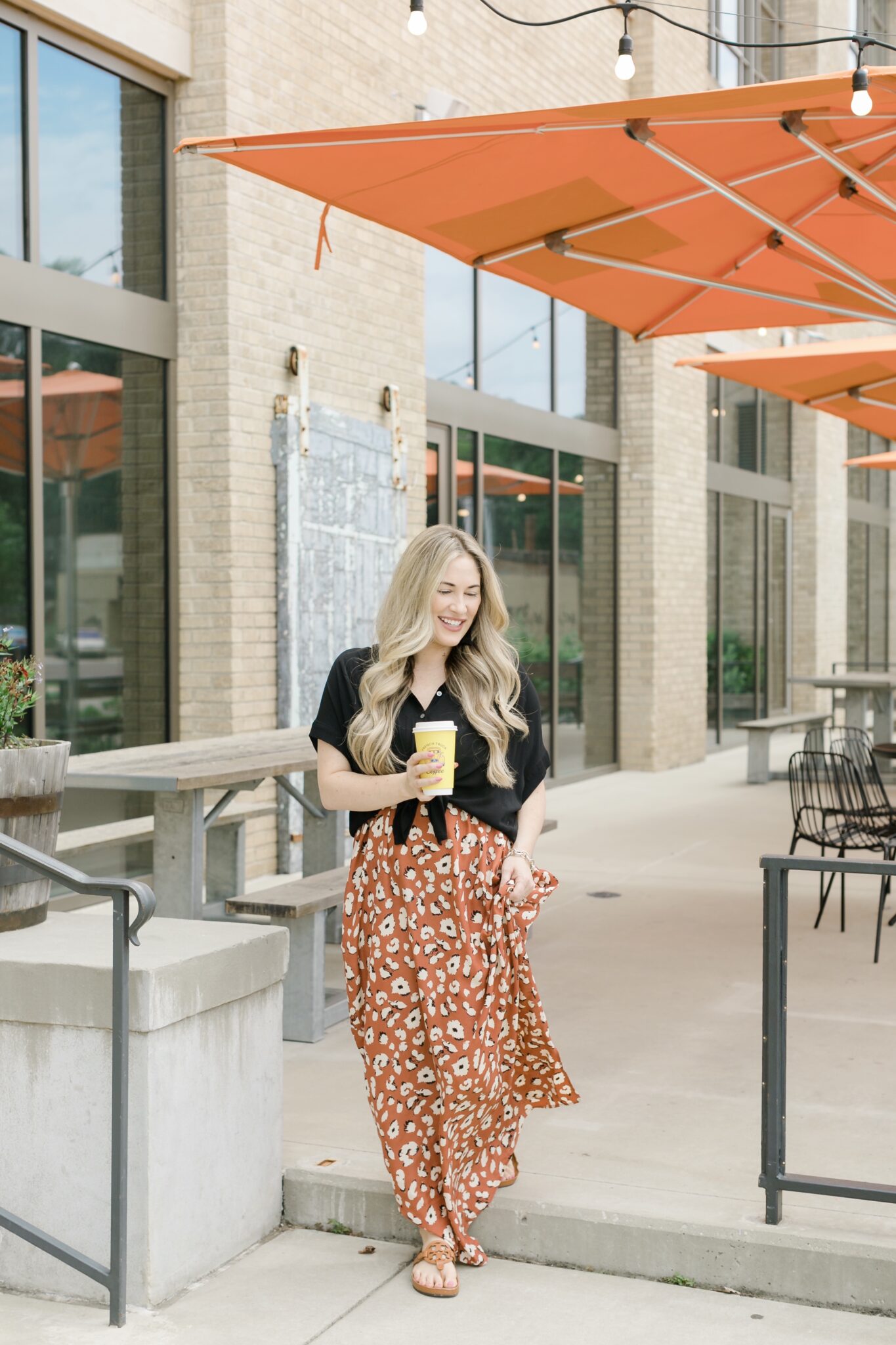 Pinkblush Animal print maxi dress styled for summer by top Memphis fashion blogger, Walking in Memphis in High Heels.