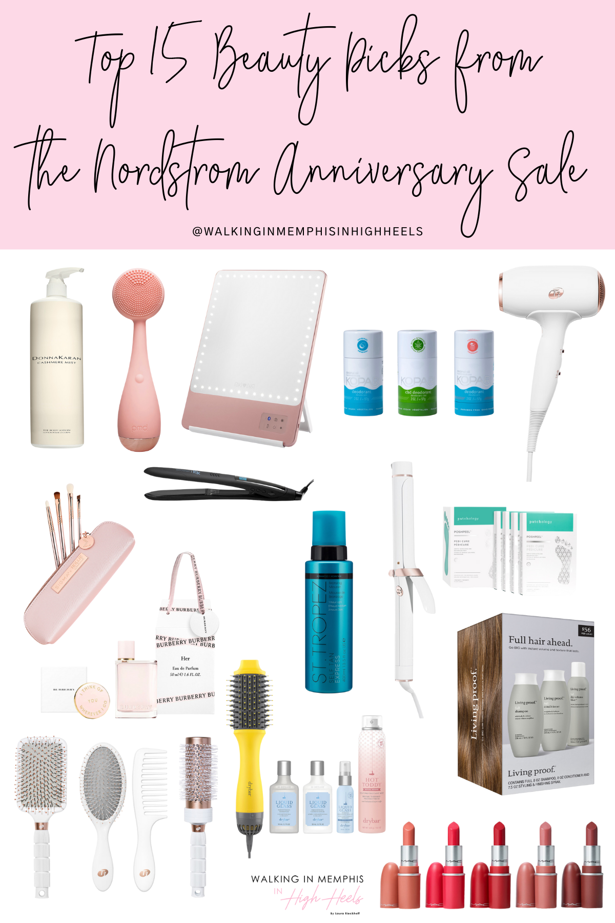 Top 15 Beauty Picks from the Nordstrom Anniversary Sale 2021 featured by top Memphis beauty blogger, Walking in Memphis in High Heels.