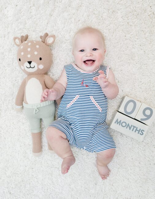 Grayson's 9 Month Baby Update by top US mommy blogger, Walking in Memphis in High Heels.