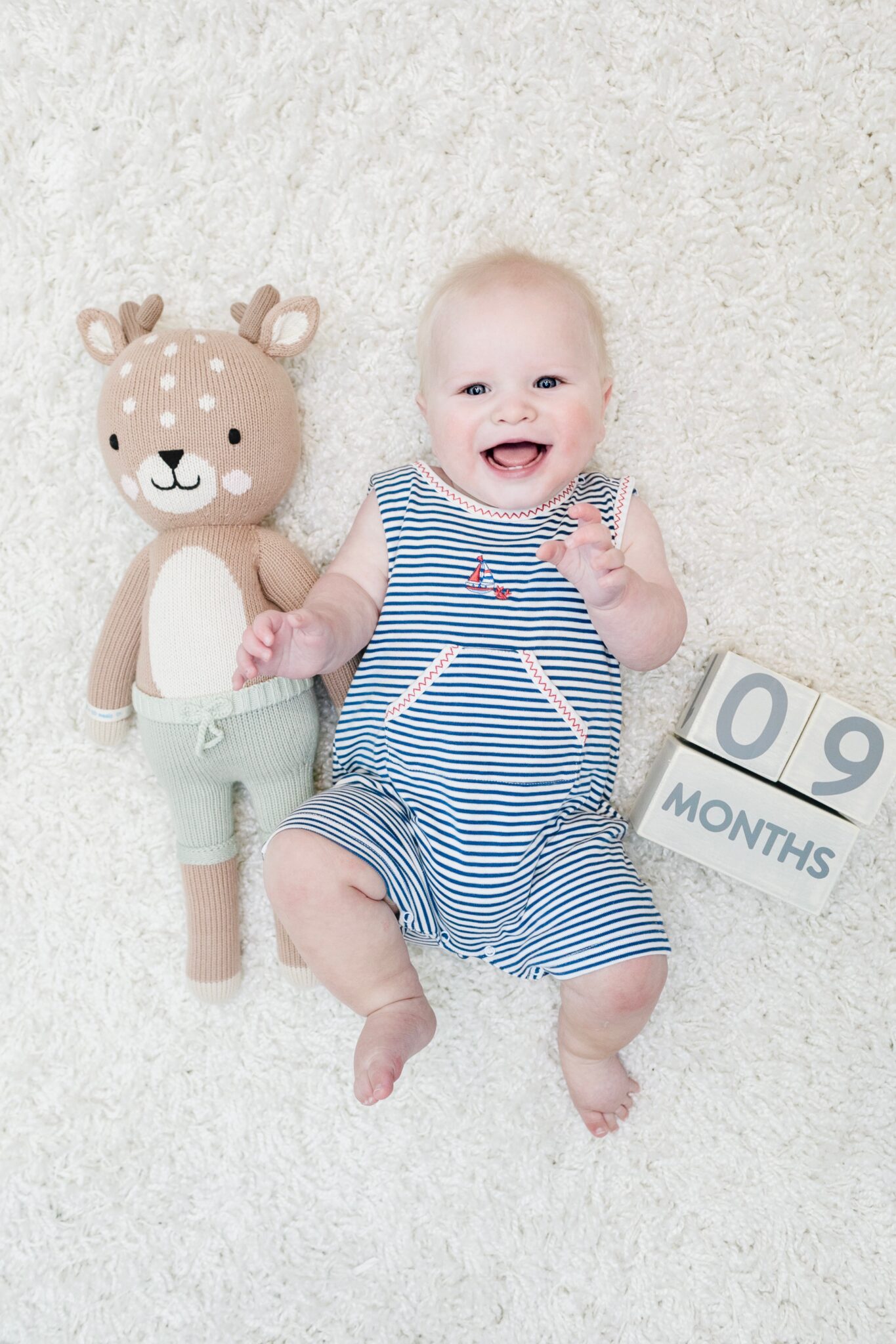 Grayson's 9 Month Baby Update by top US mommy blogger, Walking in Memphis in High Heels.