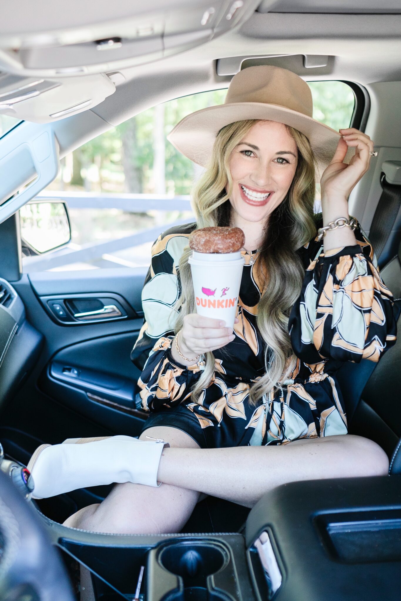 BlankNYC faux leather shorts styled by top US mom fashion blogger, Walking in Memphis in High Heels.