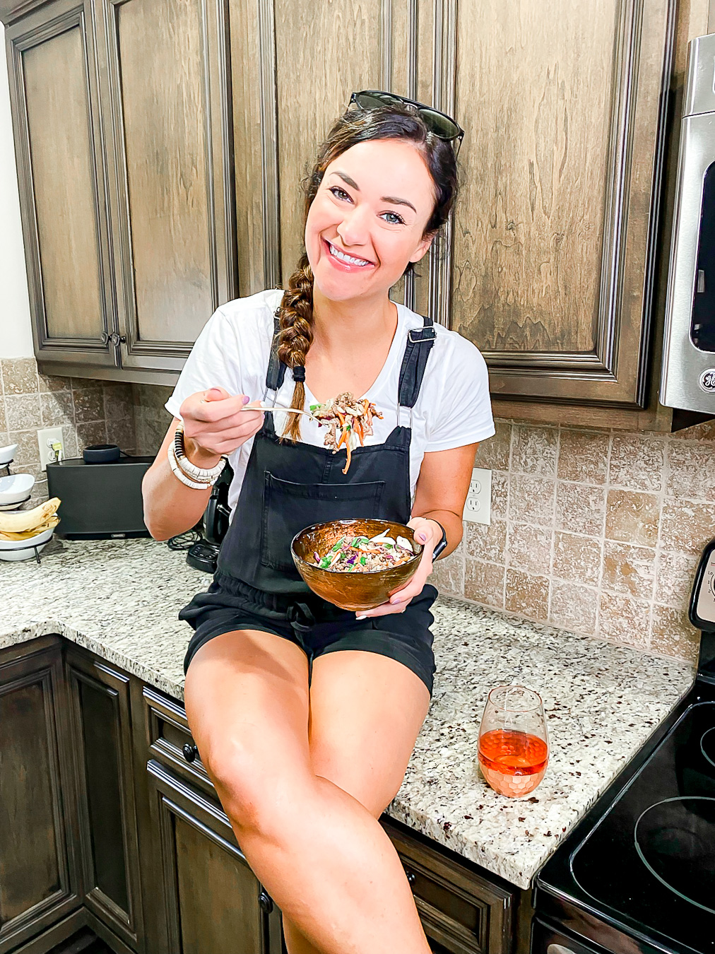 Easy Mexican Chicken Bowl Recipe for FWTFL featured by top US lifestyle blogger, Walking in Memphis in High Heels.