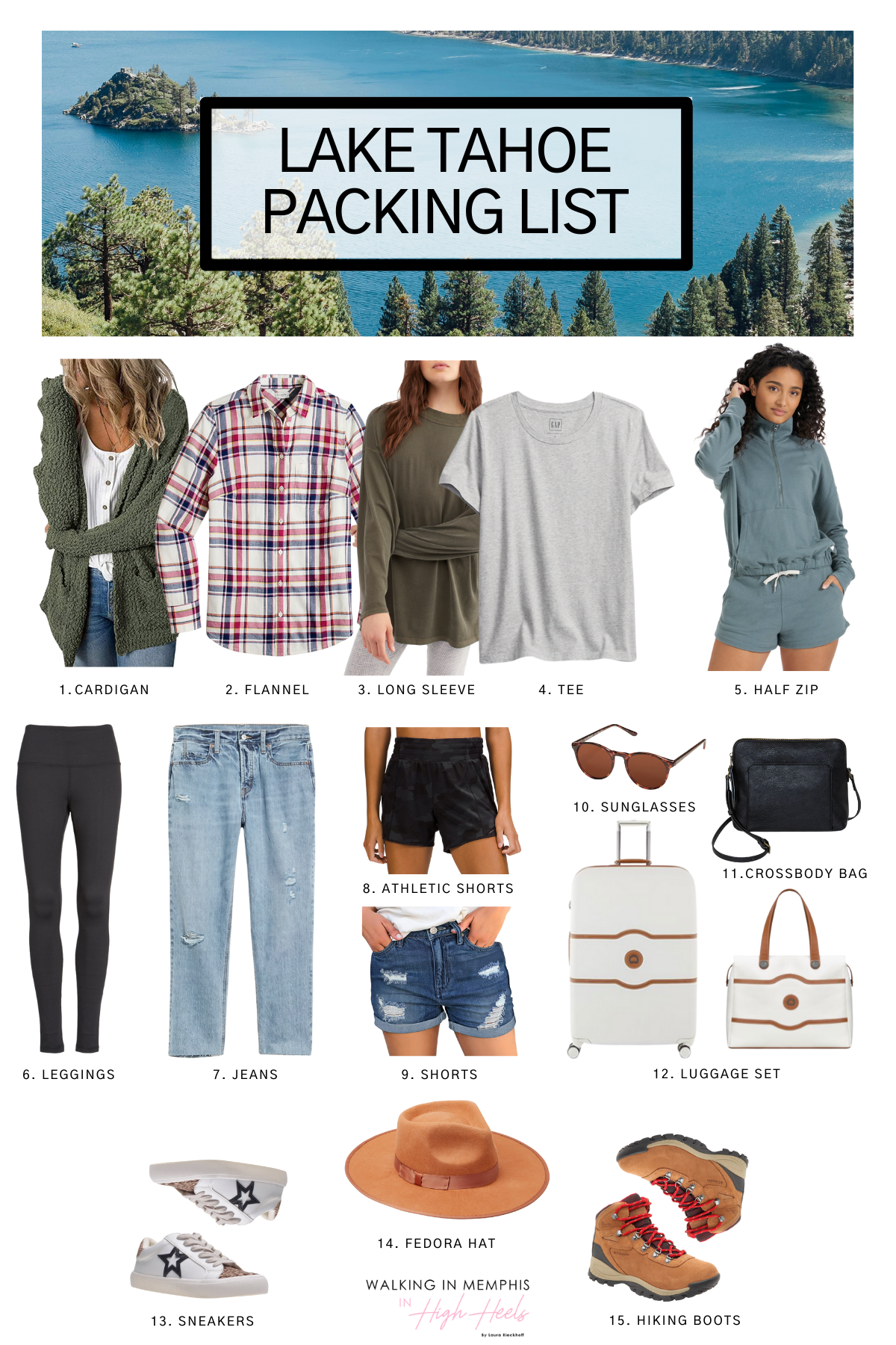 tahoe trip packing list