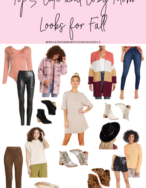 Cozy Mom Looks for Fall featured by top US mom fashion blogger, Walking in Memphis in High Heels.