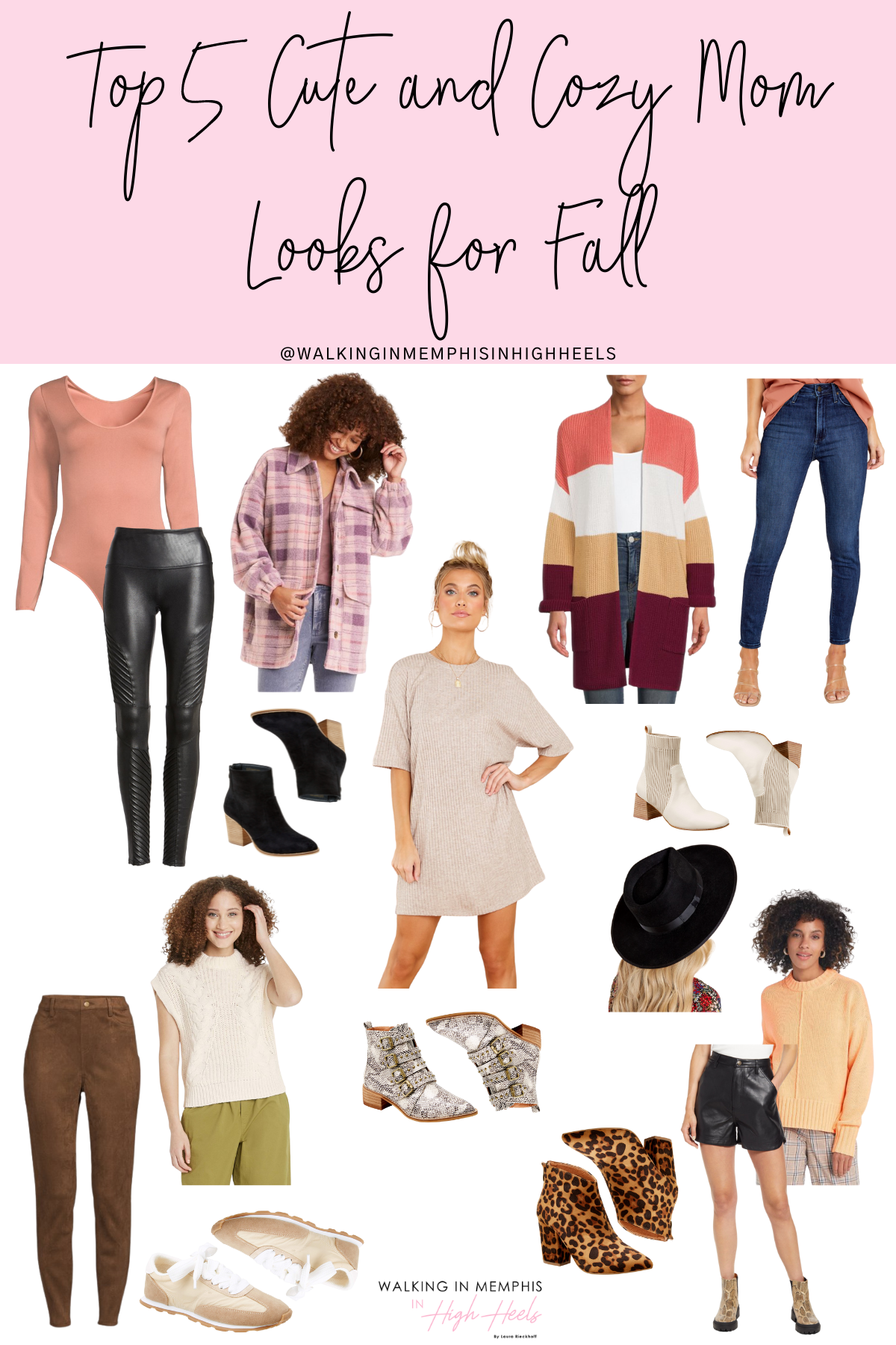 Cozy Mom Looks for Fall featured by top US mom fashion blogger, Walking in Memphis in High Heels.