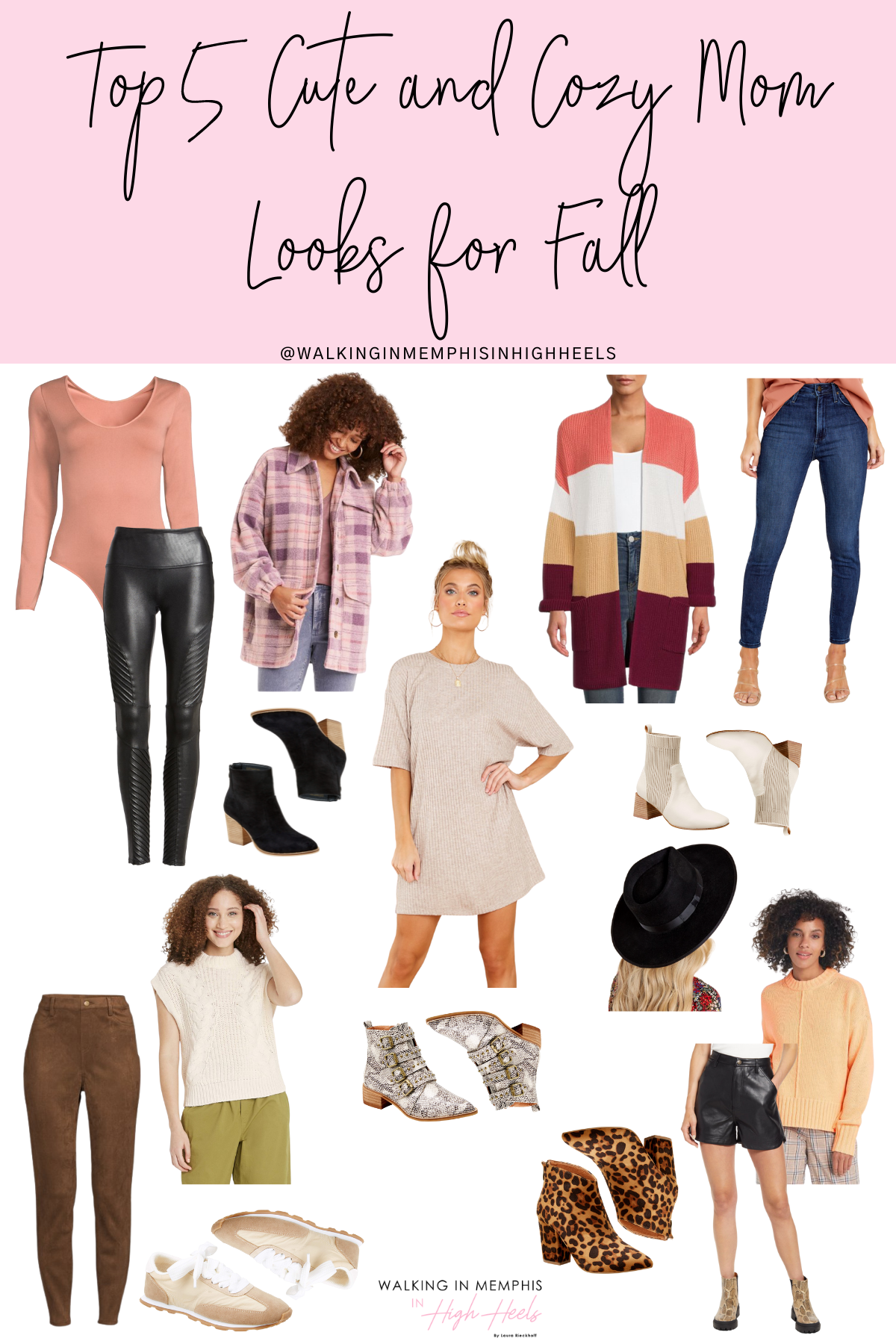 Cute and Cozy Mom Looks for Fall | Walking in Memphis in High Heels