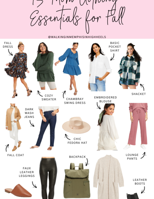 What to Wear in Memphis in the Fall: Top 15 essentials featured by top US mom fashion blogger, Walking in Memphis in High Heels.