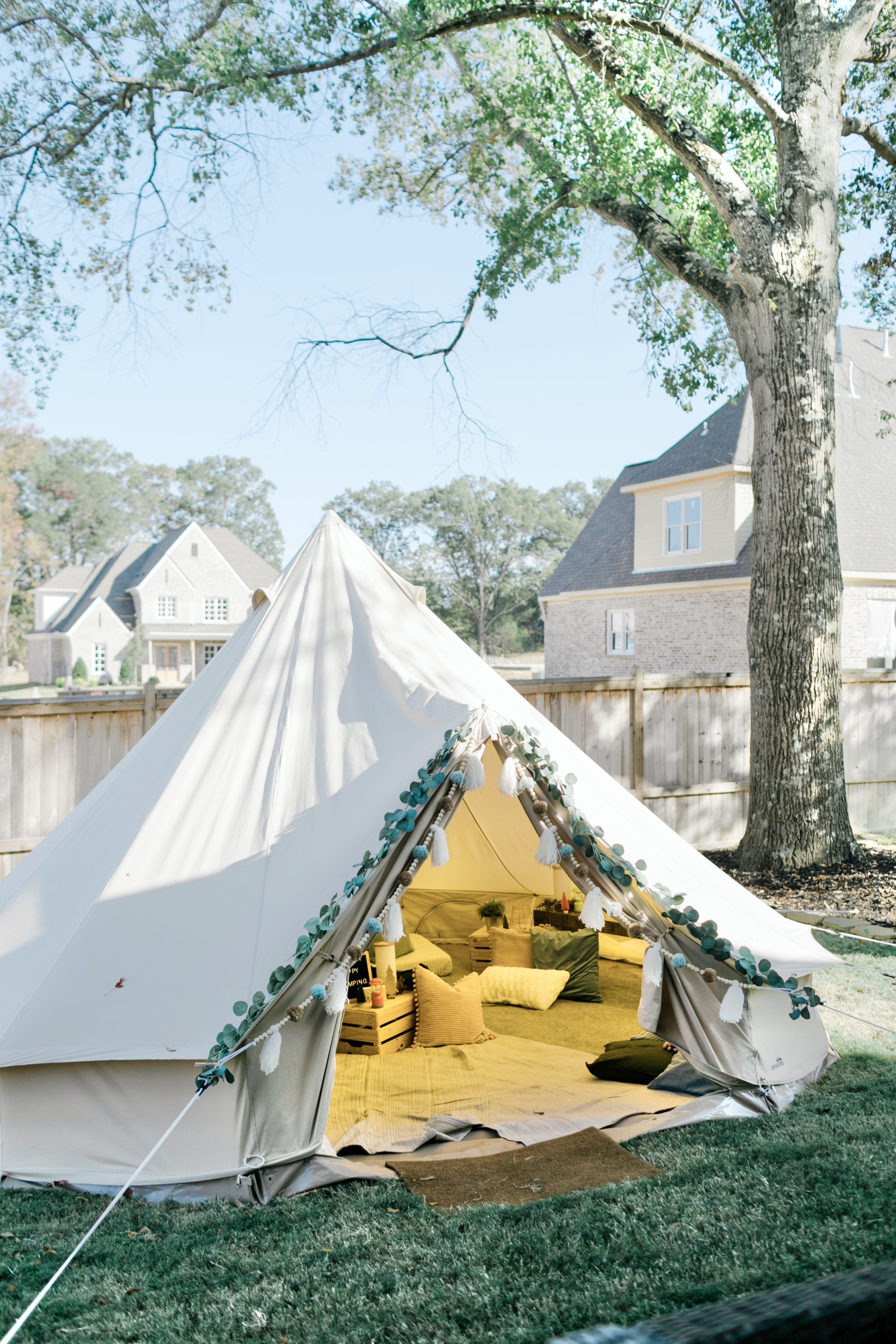 Glamping Birthday Party ideas featured by top US mommy blogger, Walking in Memphis in High Heels.