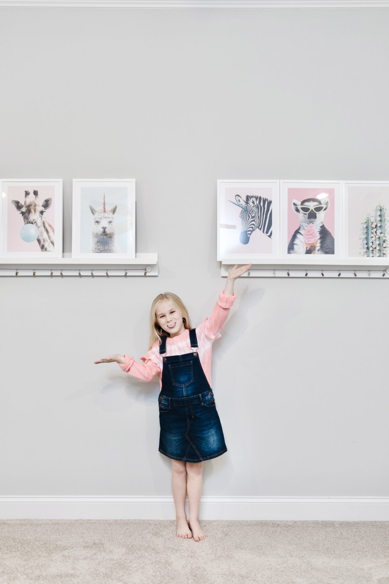 Desenio Gallery Wall in a child's bedroom by top US mom blogger, Walking in Memphis in High Heels.