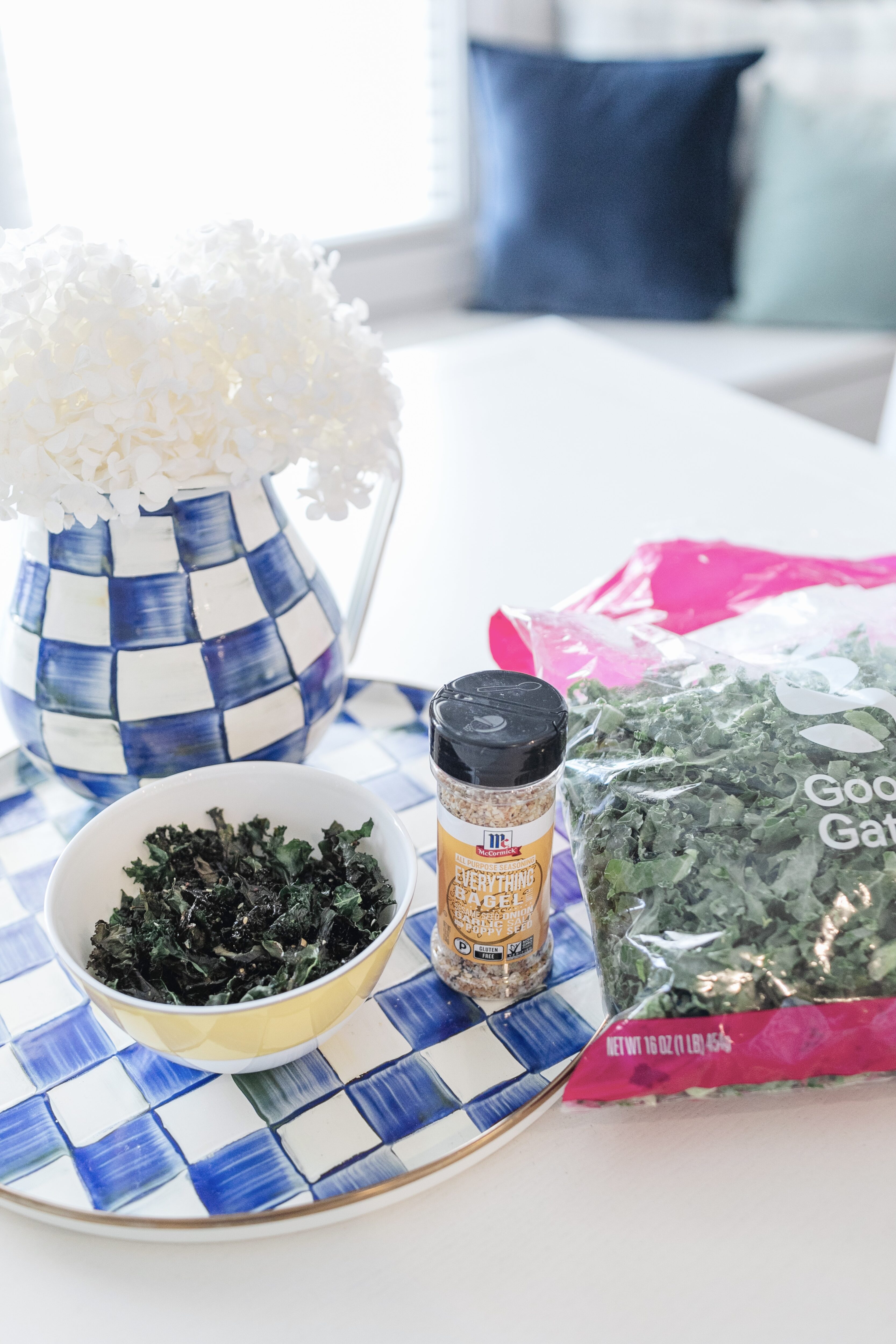 How to Air Fry Kale Chips , a recipe featured by top US lifestyle blogger, Walking in Memphis in High Heels.