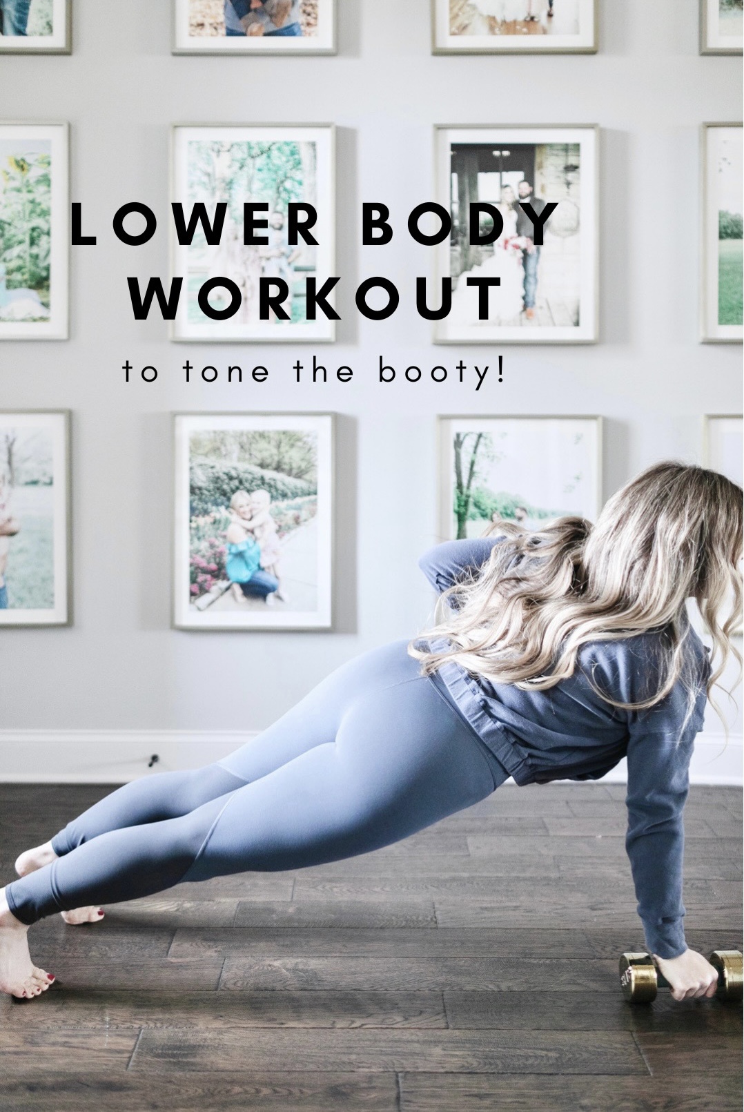 Lower body booty online workout