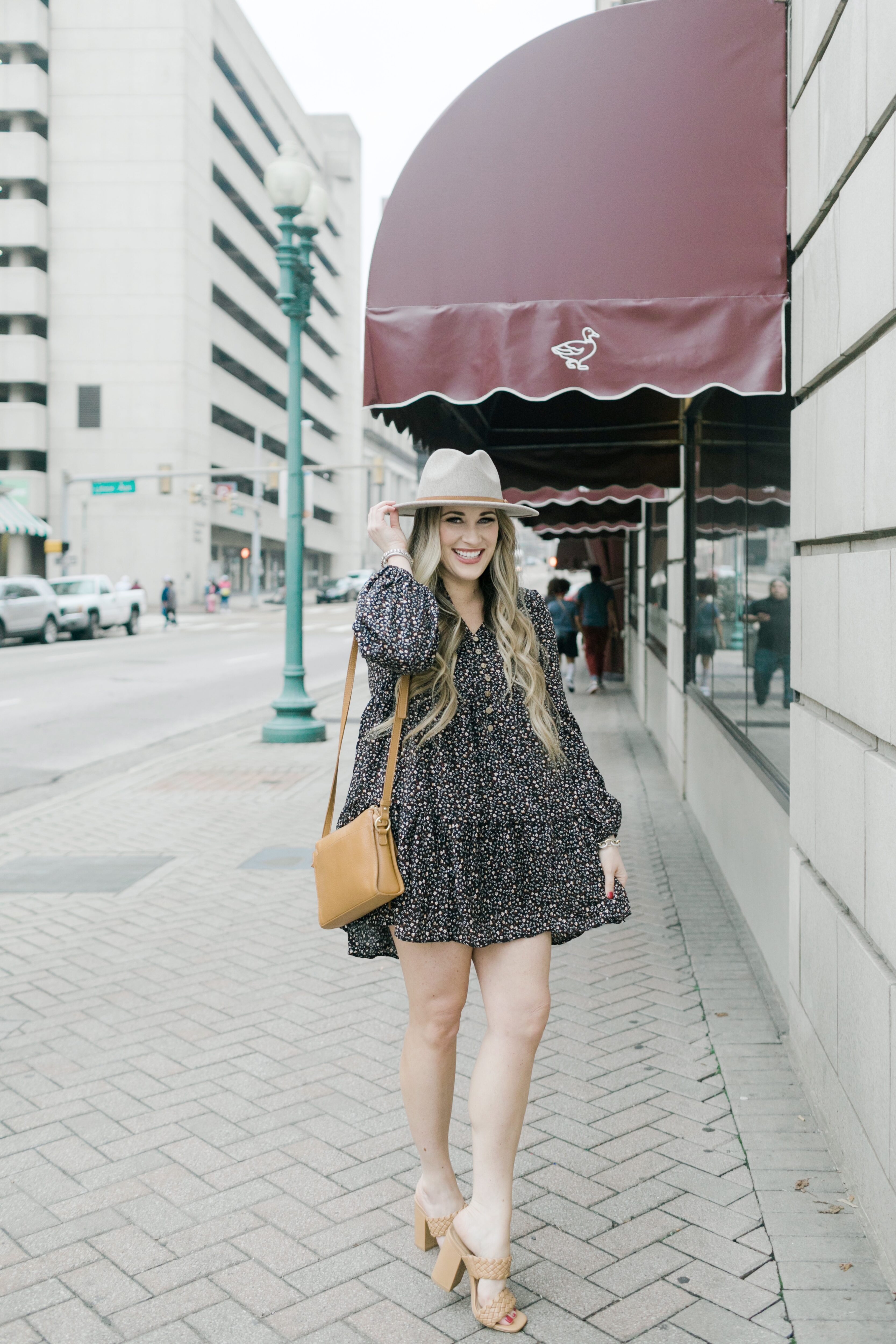 How to Wear a Dress in Winter, tips featured by top US mom fashion blogger, Walking in Memphis in High Heels.