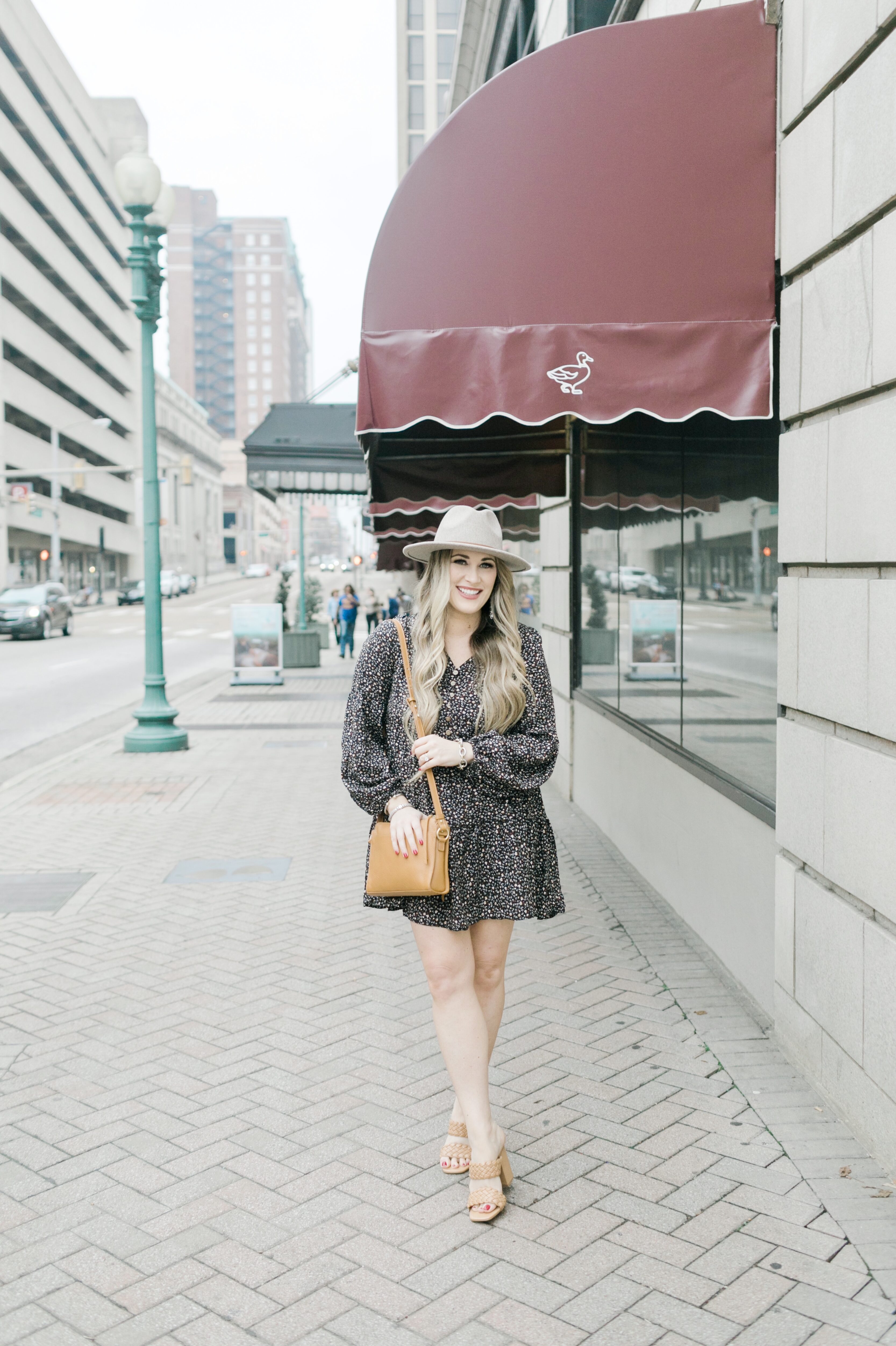 How to Wear a Dress in Winter, tips featured by top US mom fashion blogger, Walking in Memphis in High Heels.