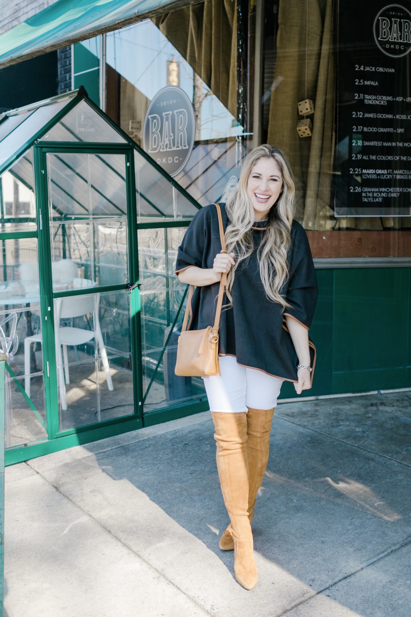 How to Wear Over the Knee Boots in Spring, fashion tips featured by top US mom fashion blogger, Walking in Memphis in High Heels