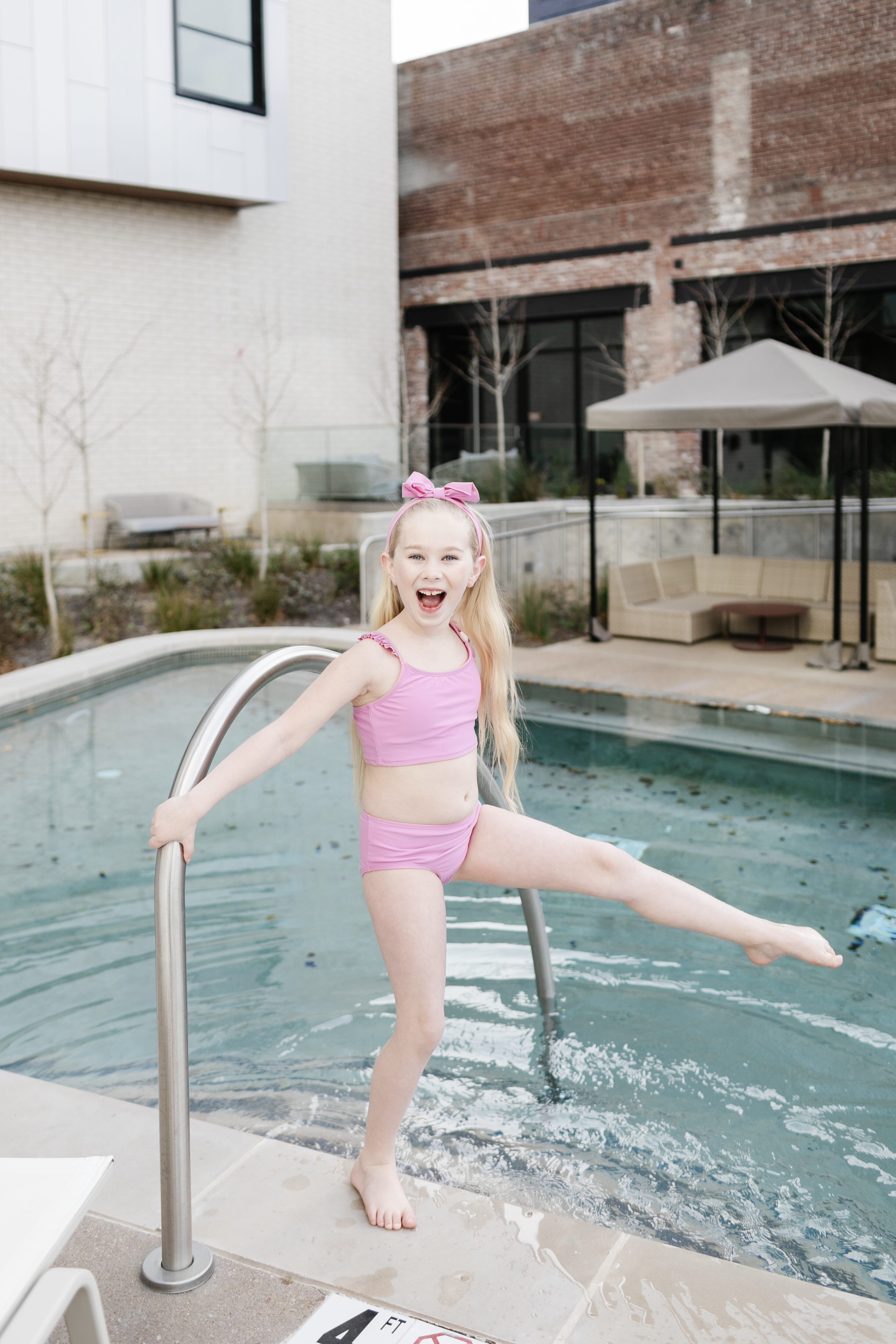 10 Cute Tween Girls Swimsuits featured by top US mom blogger, Walking in Memphis in High Heels.