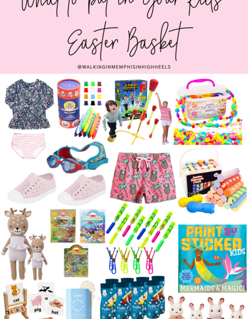 15 Things to Put in Your Kids' Easter Baskets that Aren't Candy featured by top US mom blogger, Walking in Memphis in High Heels.