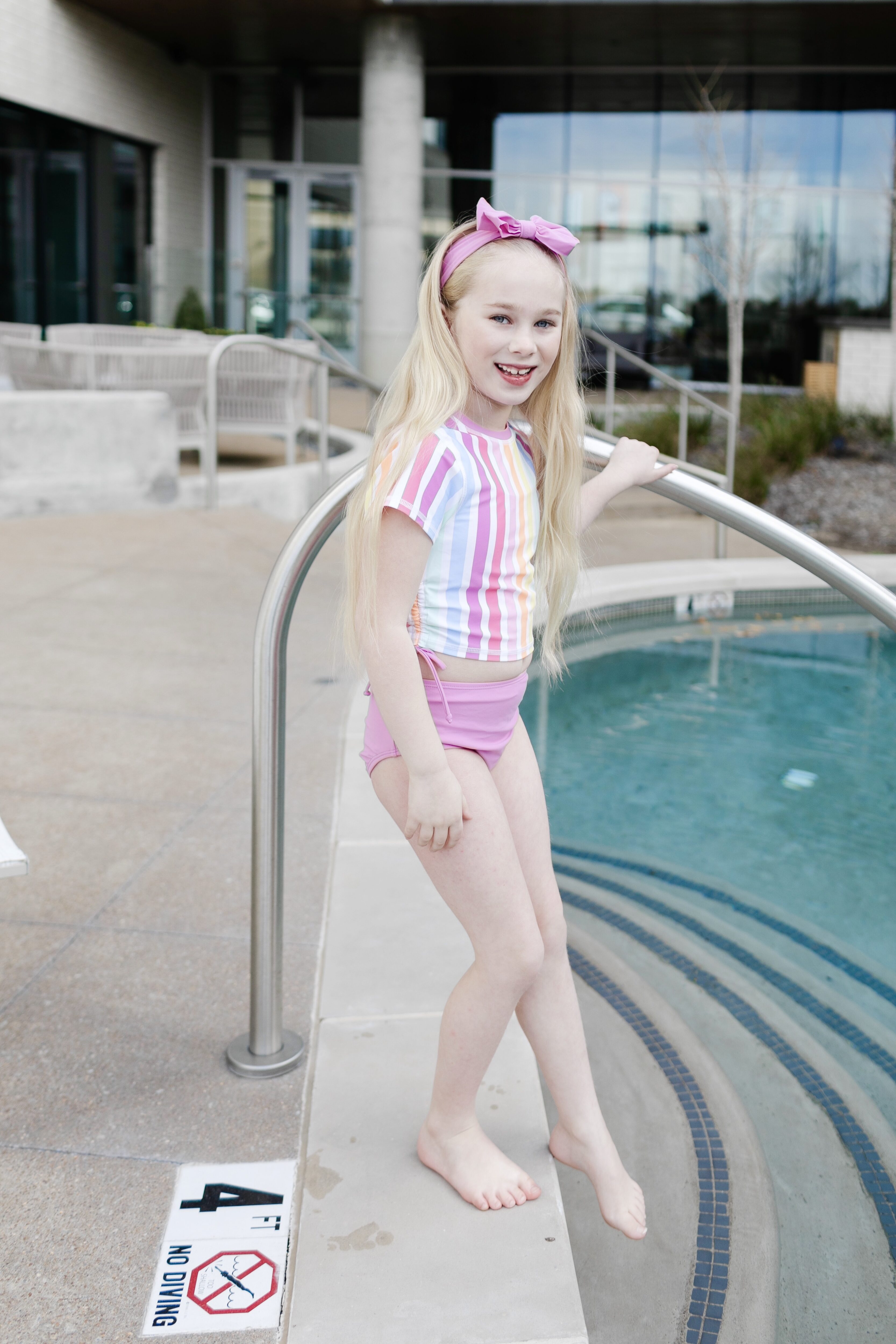 10 Cute Tween Girls Swimsuits featured by top US mom blogger, Walking in Memphis in High Heels.